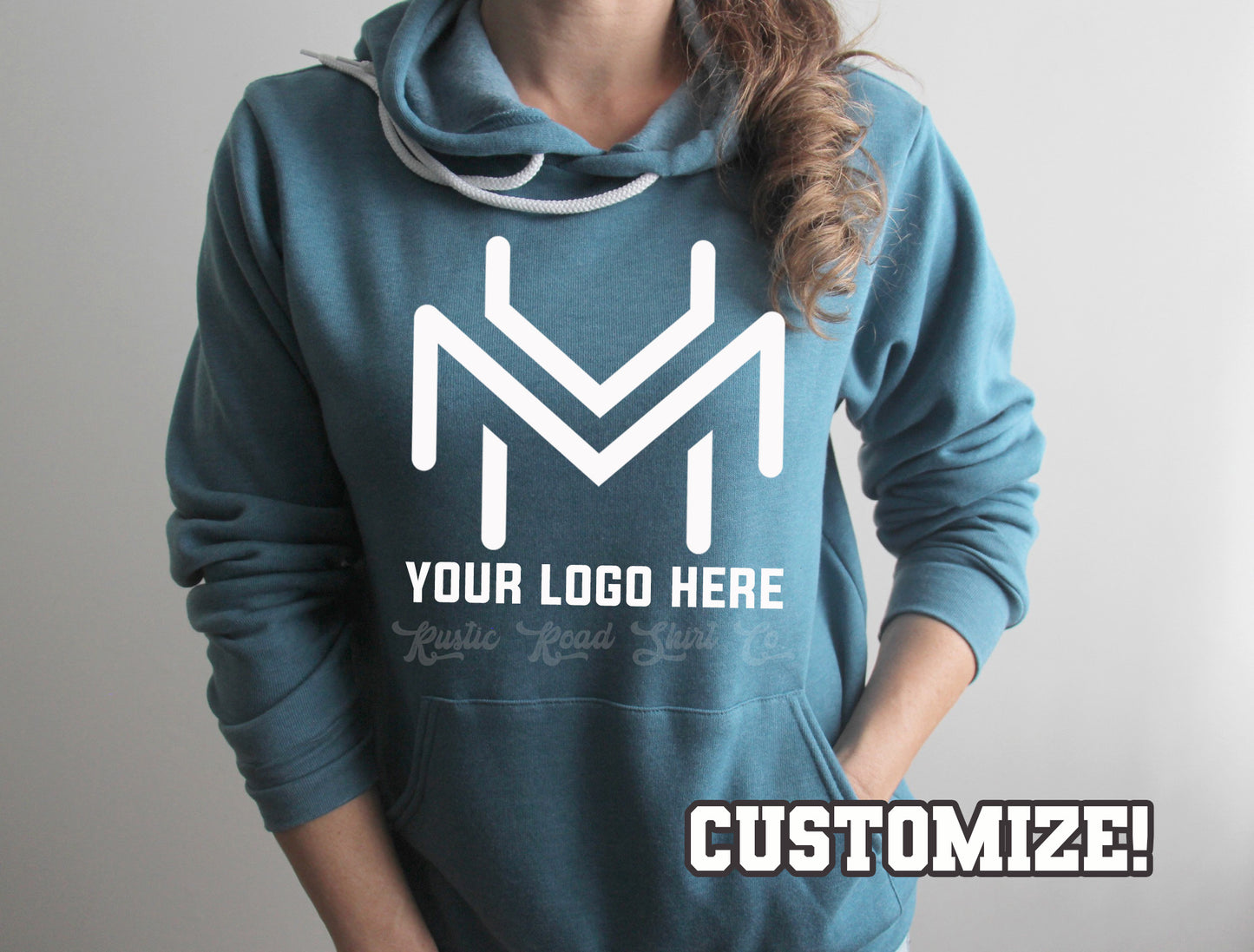 Custom Bella Canvas Hooded Sweatshirt