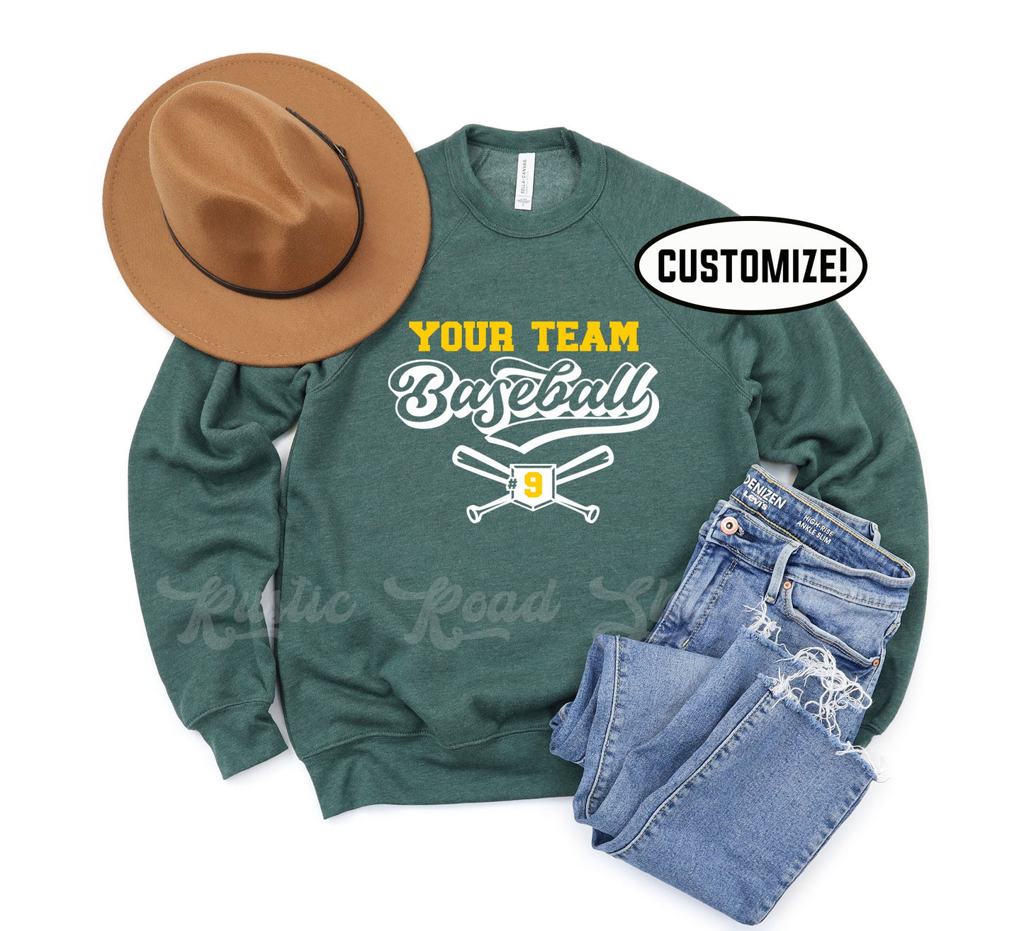 Baseball Mom Sweatshirt, Baseball Sweatshirt, Custom Baseball Shirt, Baseball Grandma Shirt, Baseball Sister Shirt