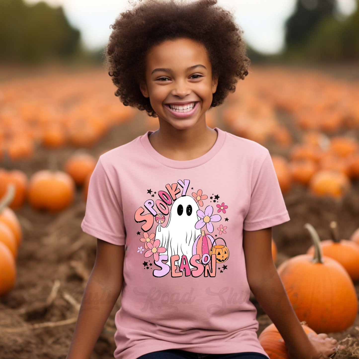 Spooky Season Shirt, Toddler Halloween Shirt, Girls Halloween T-shirt, Girls Boo Shirt, Youth Halloween Shirt