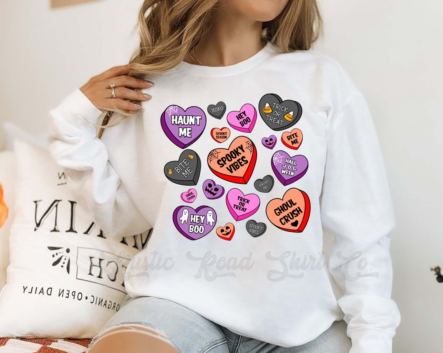 Vintage Halloween Sweatshirt, Retro Halloween Sweatshirt, Toddler Halloween Sweatshirt, Girls Halloween Sweatshirt