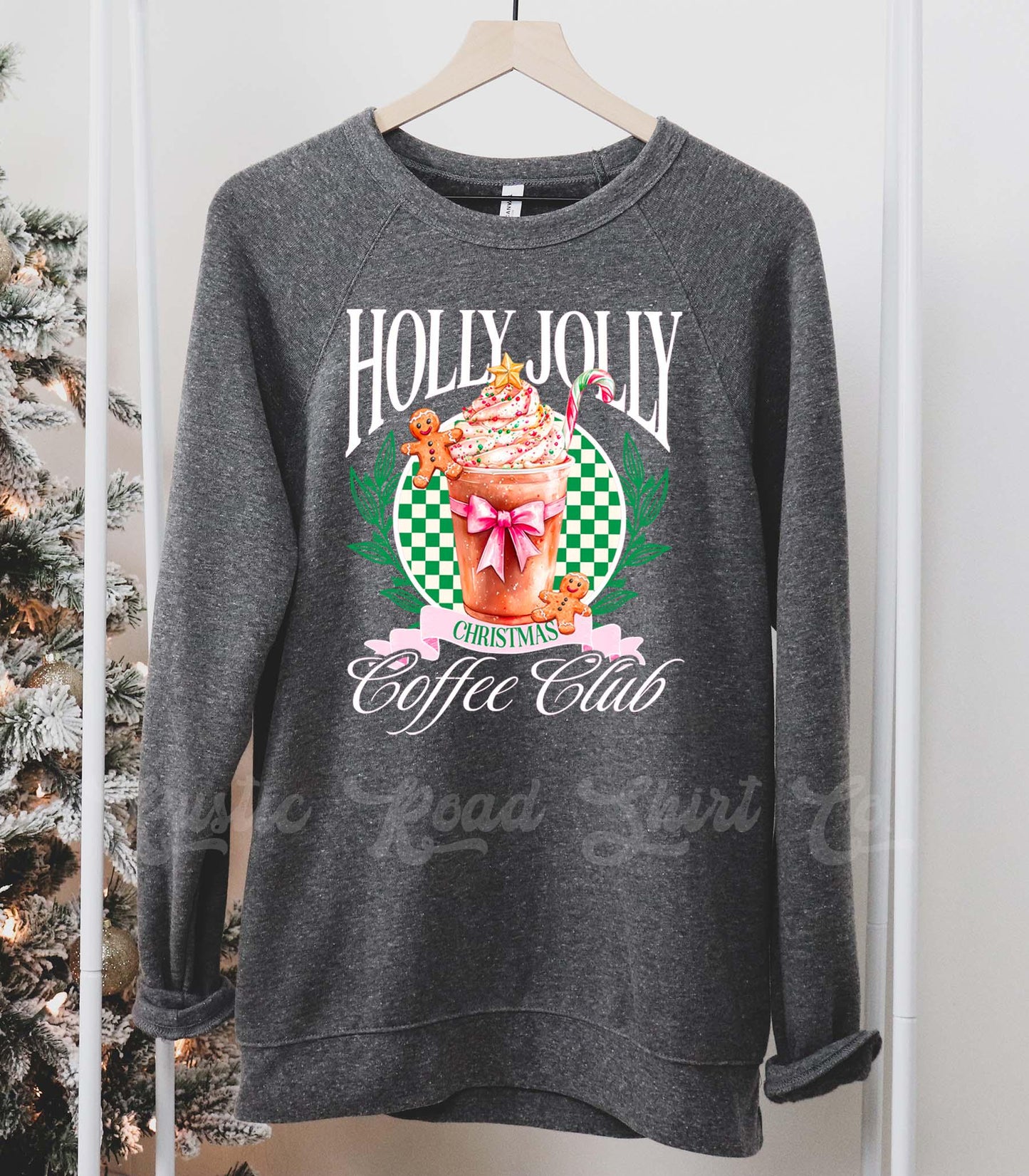 Holly Jolly Christmas Sweatshirt, Vintage Christmas Sweatshirt, Holiday Sweater, Family Christmas Sweatshirt