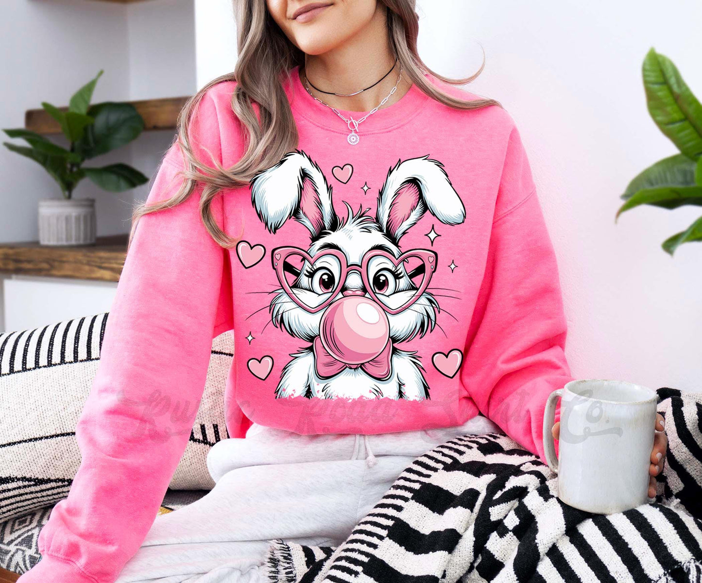 Easter Sweatshirt, Easter Bunny Sweatshirt, Women’s Easter Sweater, Easter Teacher Sweatshirt, 173