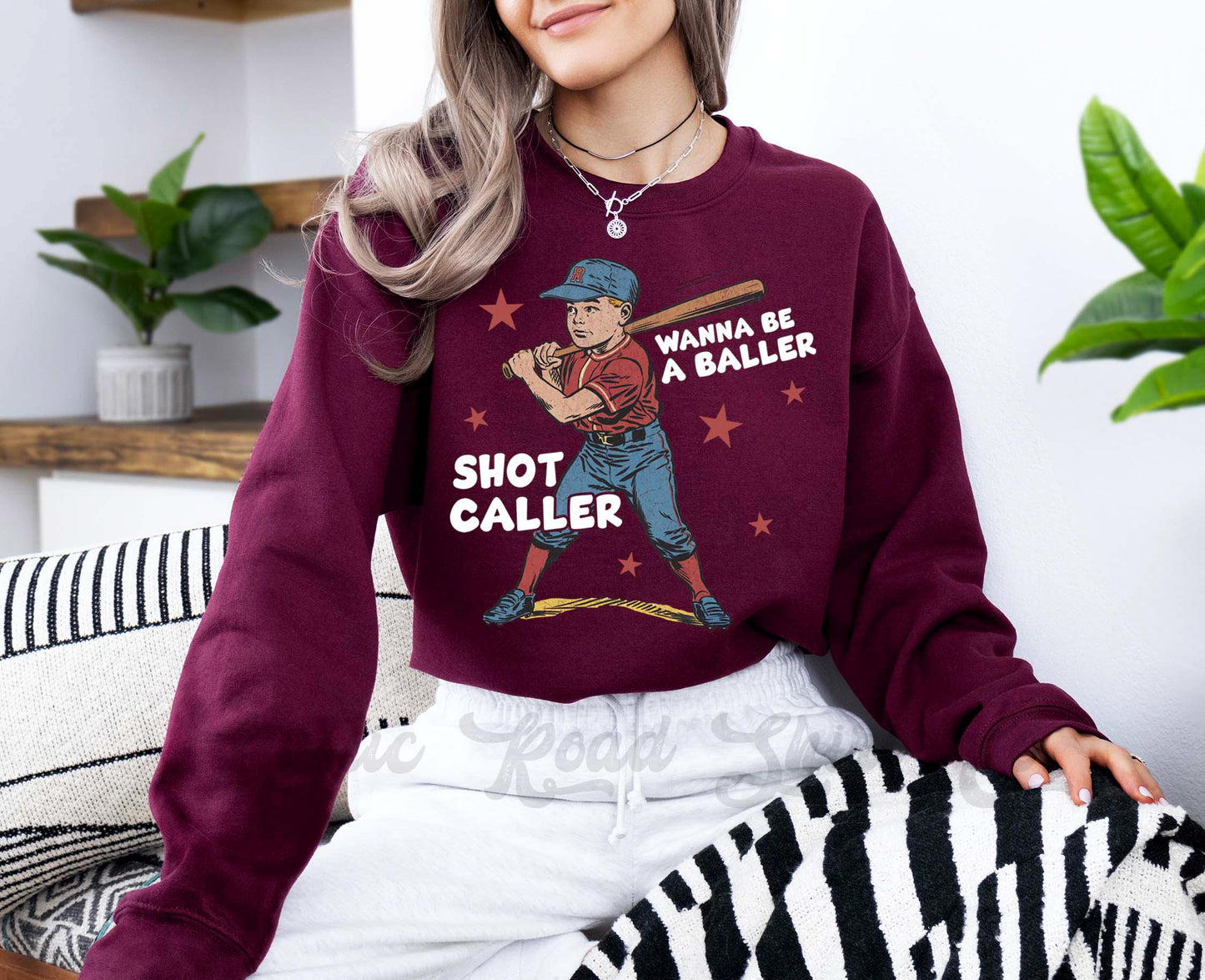 Baller Shot Caller Sweatshirt, Baseball Mom Sweatshirt, Baseball Mama Hoodie, Baseball Sister Sweatshirt