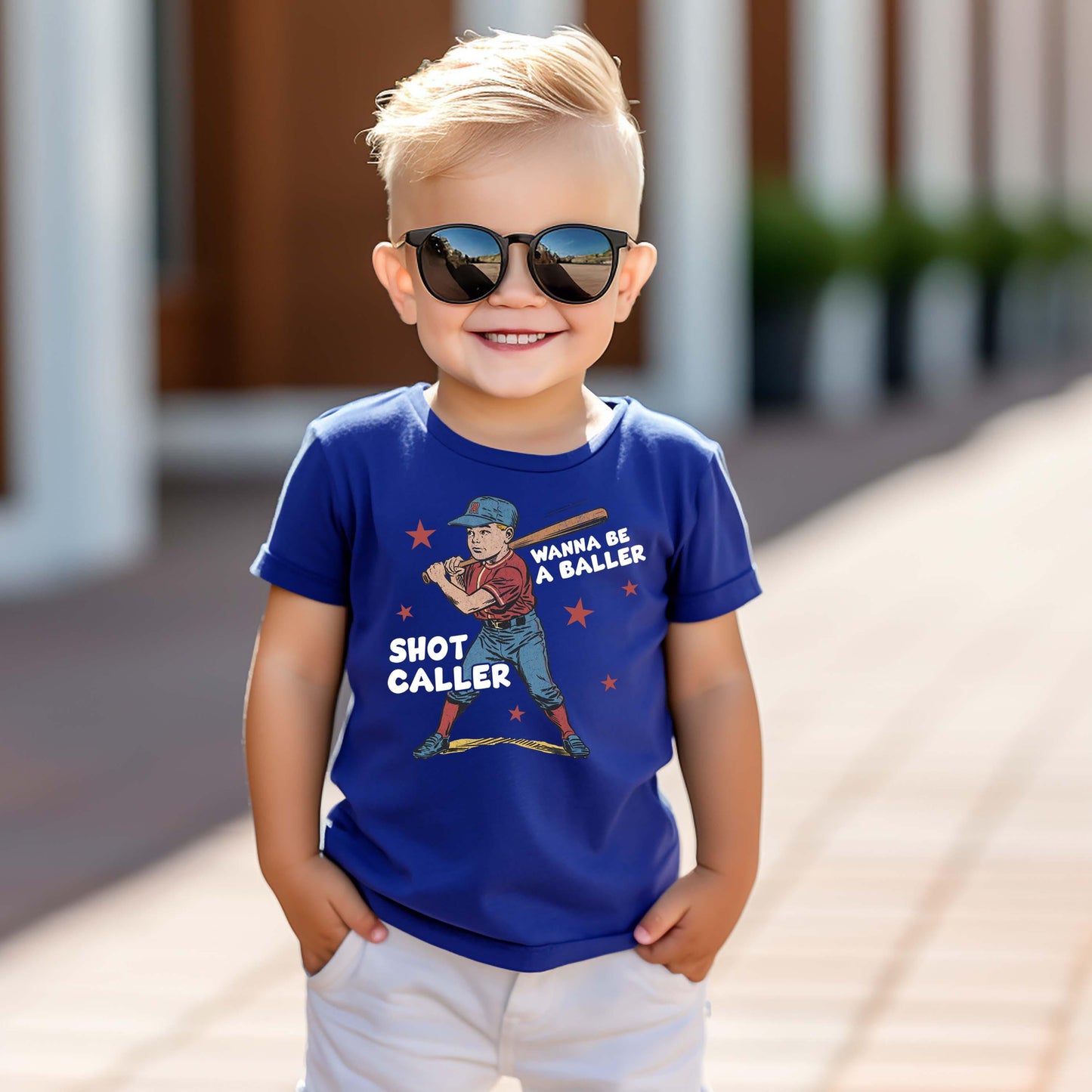 Baller Shot Caller Shirt, Boys Baseball Shirt, Toddler Baseball Shirt, Baseball Brother Shirt,
