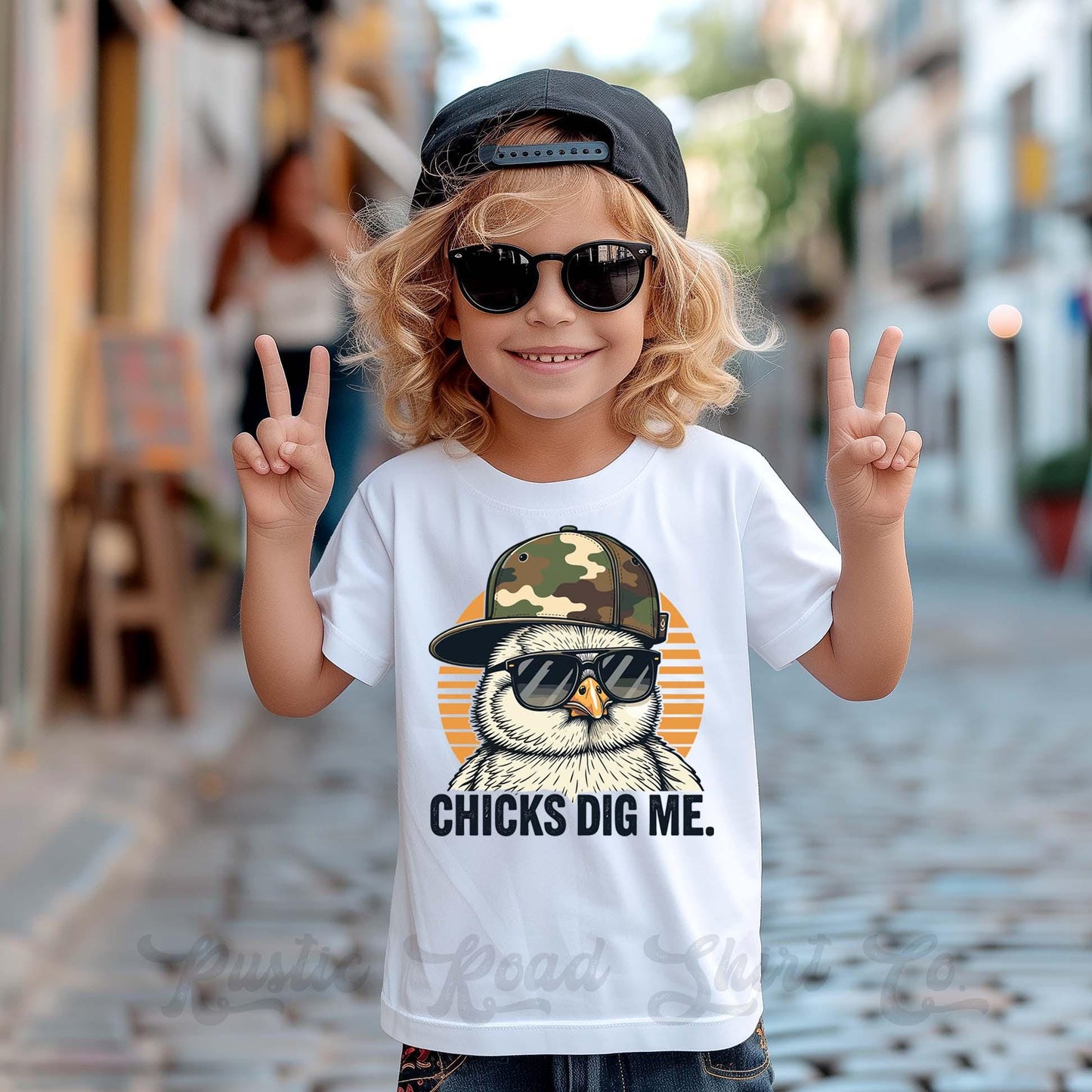 Boys Easter Shirt, Chicks Dig Me Shirt, Toddler Easter Outfit, Easter Basket Gift 221