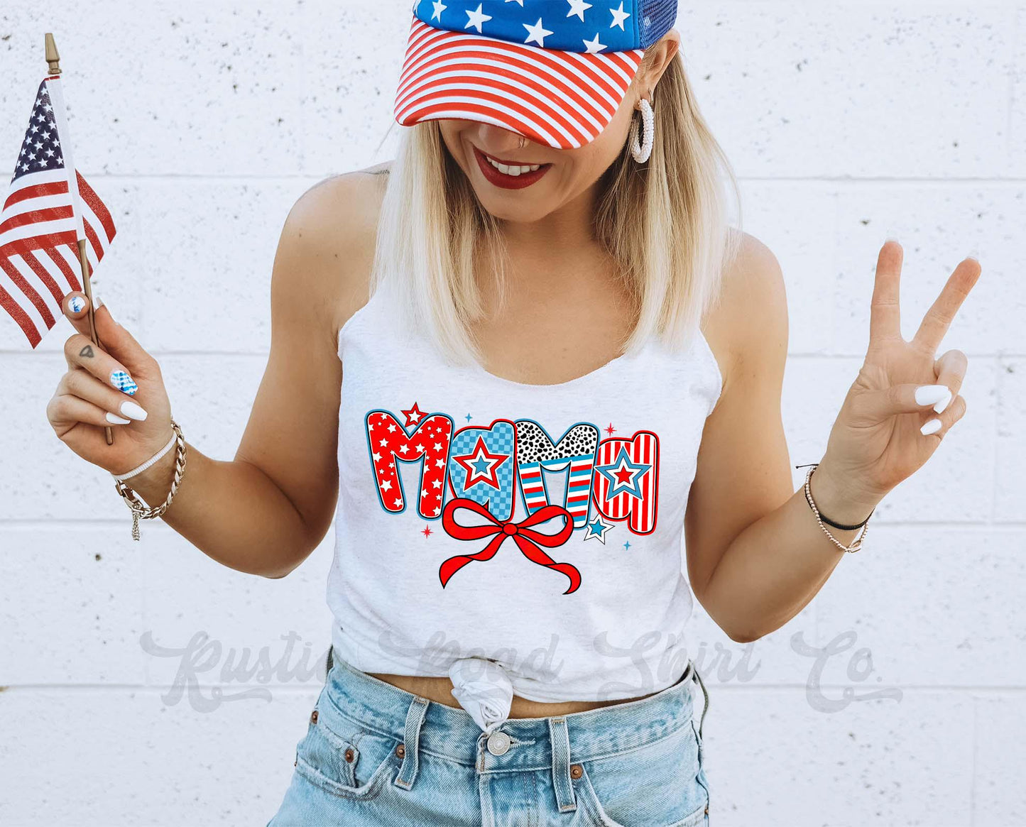 4th of July Tank Top, Women's Fourth of July Shirt, Patriotic Tank Top, USA Tank Top