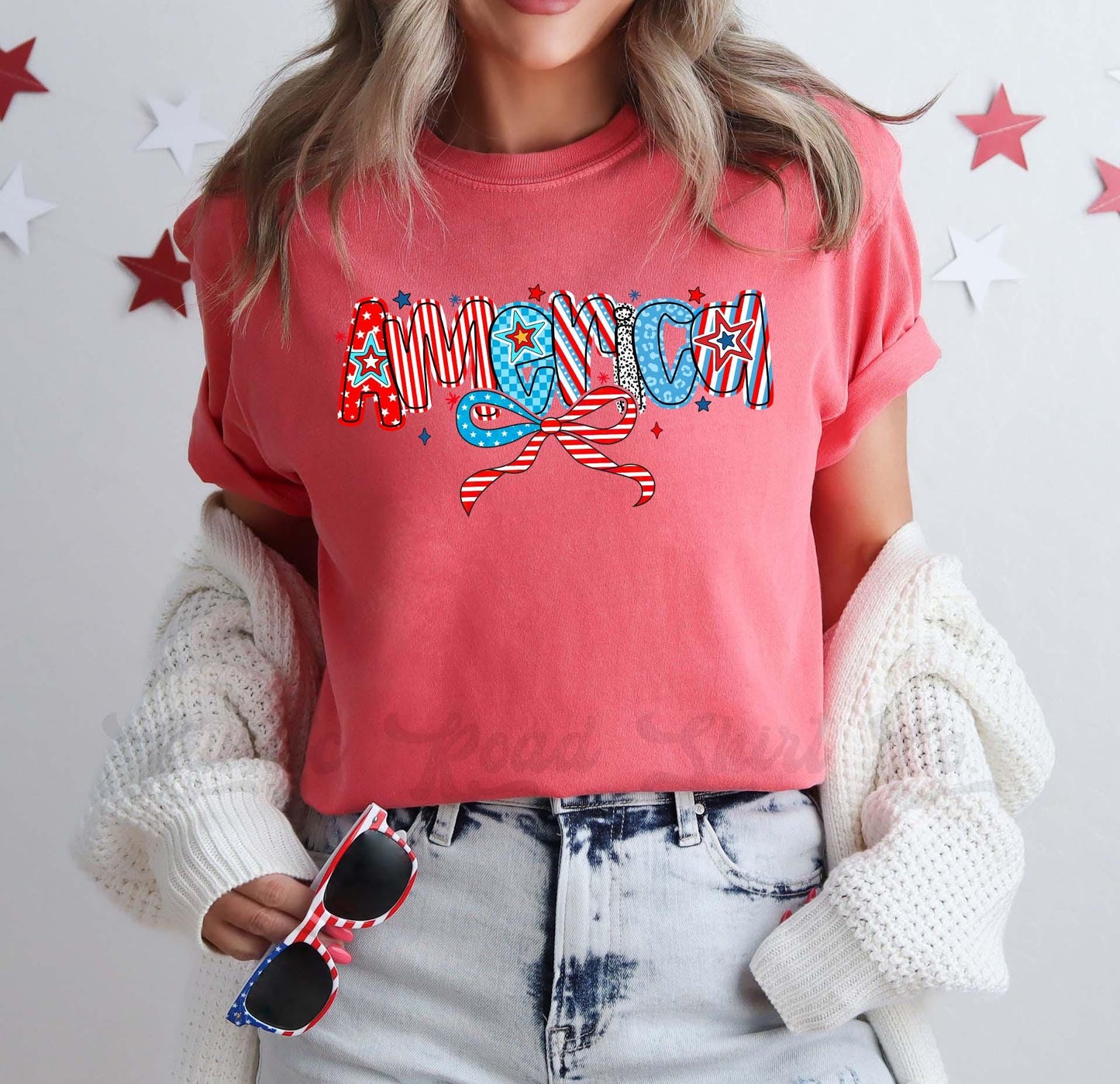 Fourth of July Shirt, Retro America Shirt, Memorial Day Shirt, Comfort Colors™ Shirt, 4th of July Shirt,