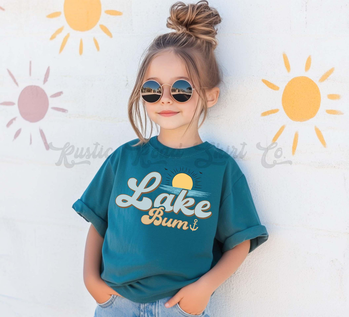 Lake Bum Shirt, Lake Girls Shirt, Summer Girls Shirt, Beach Vacation Shirt, Retro 90s shirt, Summer Vacation Shirt,