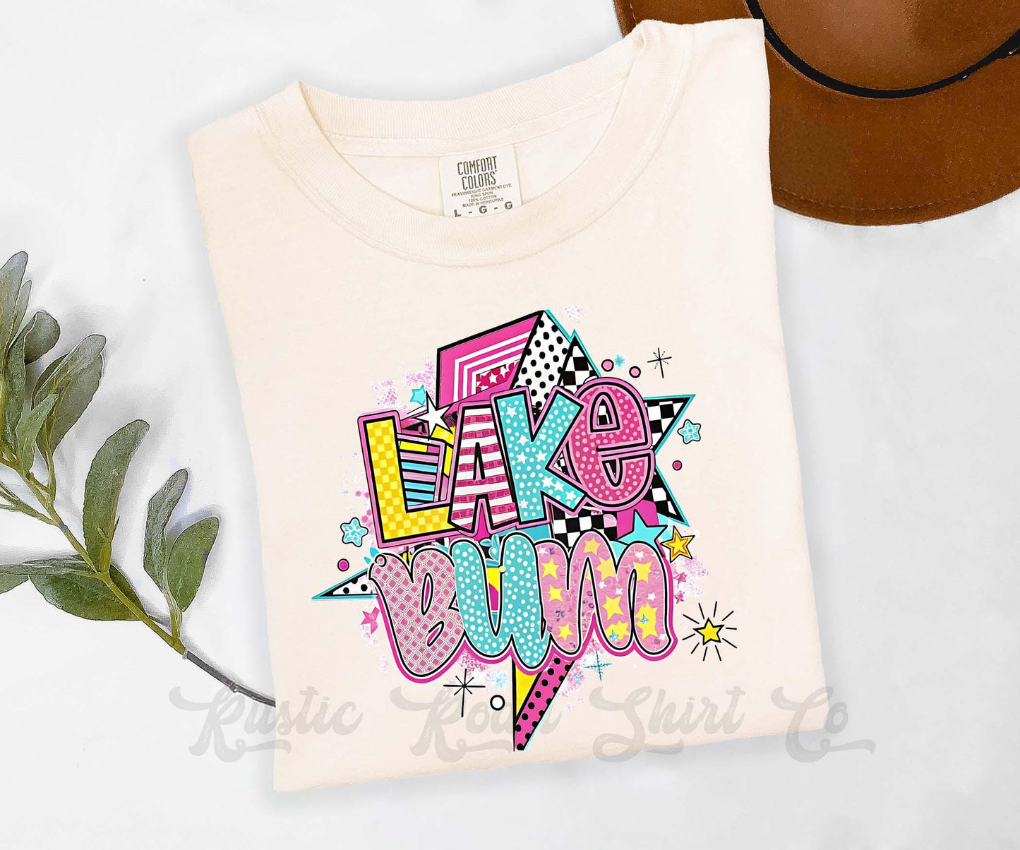 Lake Bum Shirt, Comfort Colors® Shirt, Lake Life Shirt, Summer Coquette Shirt, Oversized Shirt, Plus Sized Shirt