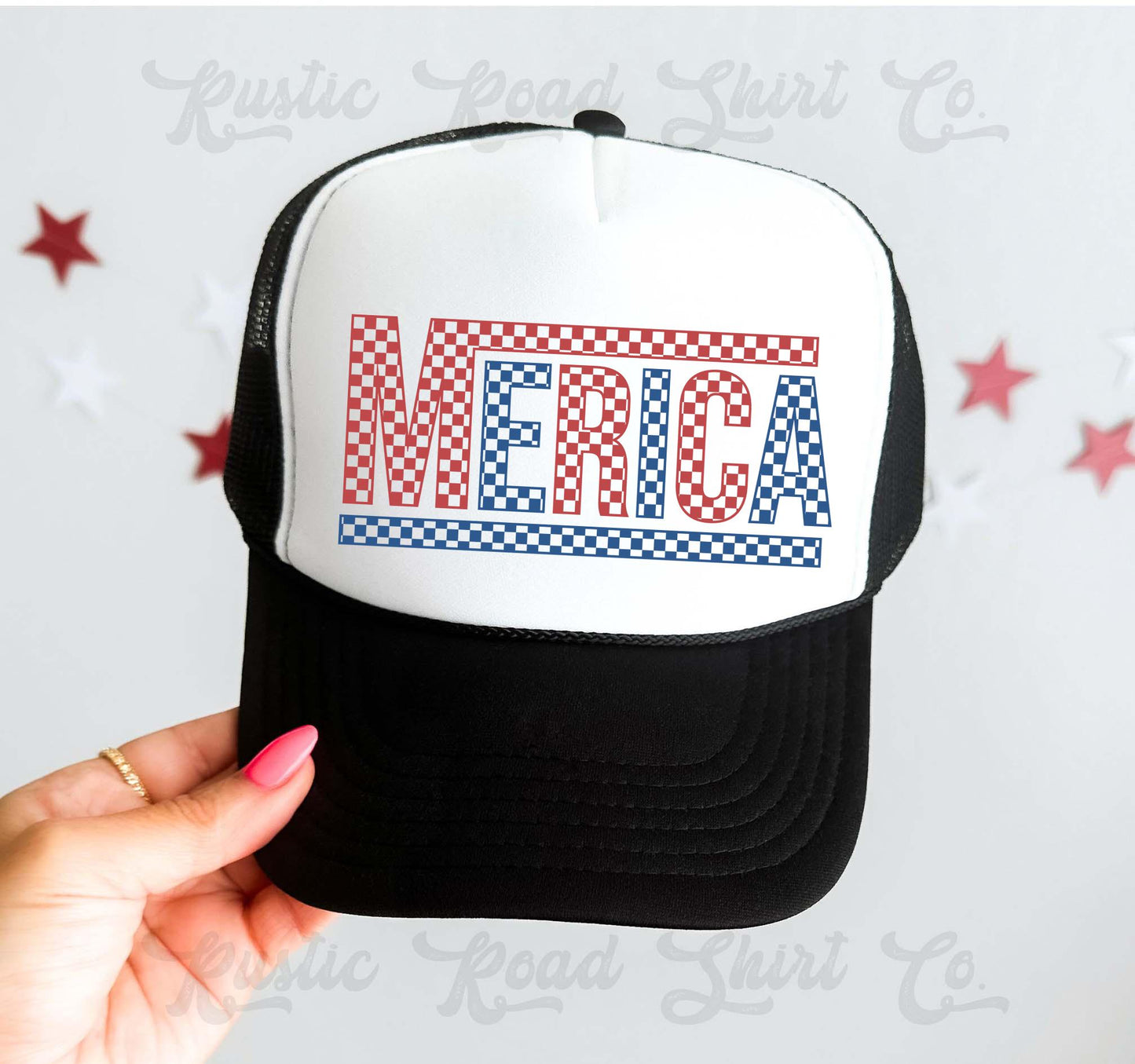 Merica 4th of July Hat, 4th of July Hat, USA Trucker Hat, Patriotic Hat, Summer Hat, Funny Trucker Hat