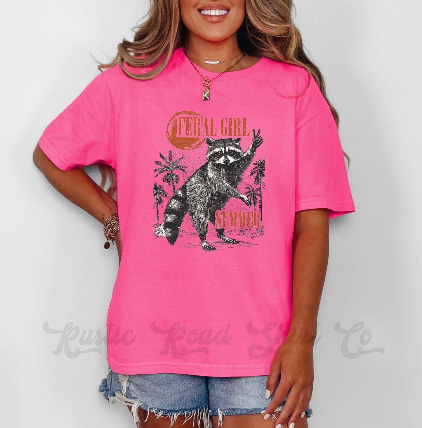 Feral Girl Summer Shirt, Comfort Colors® Shirt, Garden Shirt, Summer Shirt, Oversized Shirt, Plus Sized Shirt
