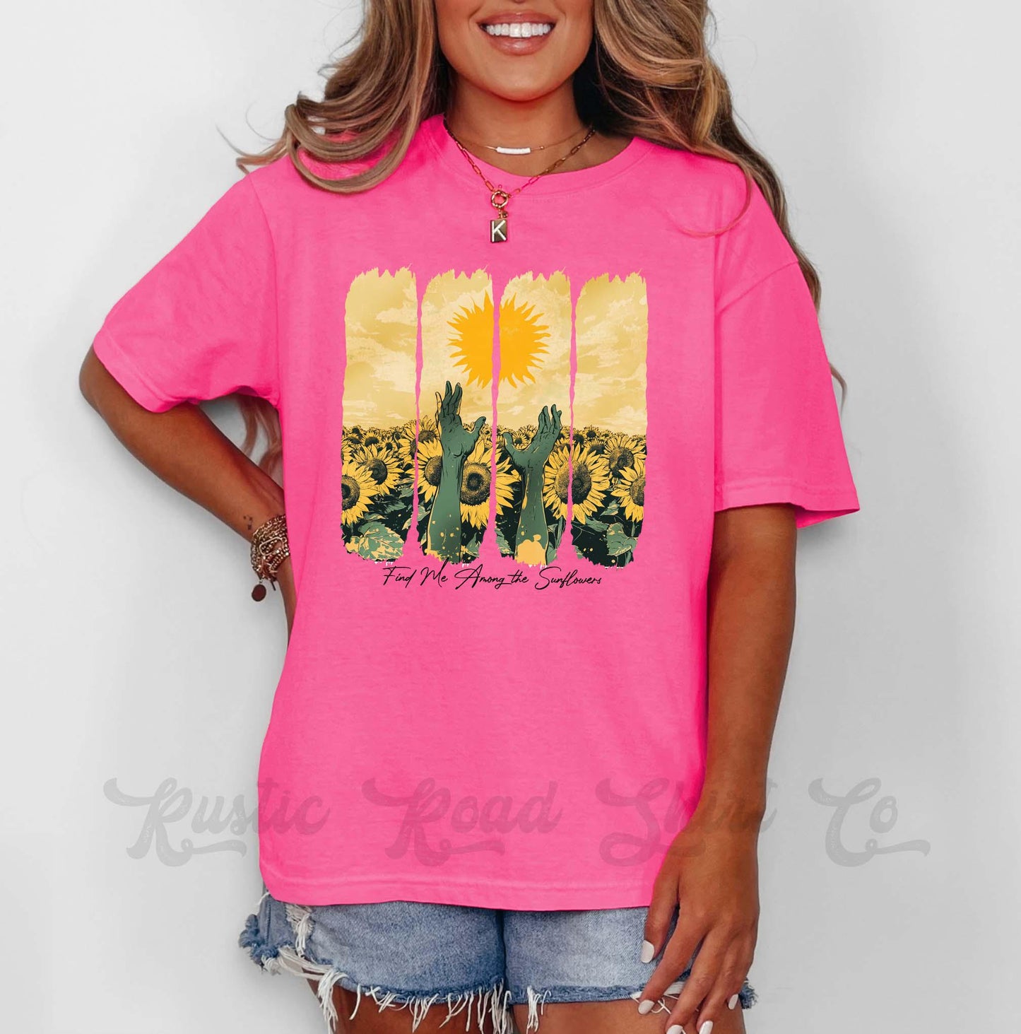 Sunflower Shirt, Comfort Colors® Shirt, Find me among the Sunflowers Shirt, Summer Shirt, Oversized Shirt, Plus Sized Shirt