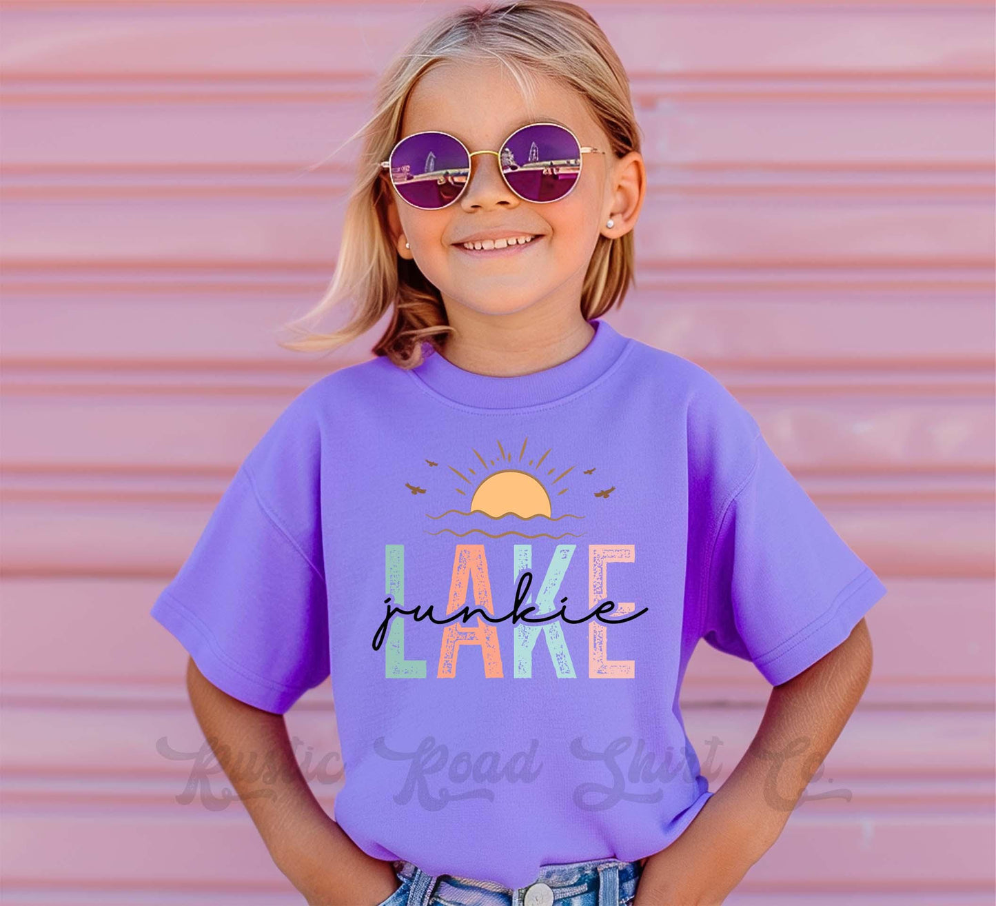 Lake Junkie Shirt, Lake Girls Shirt, Summer Girls Shirt, Beach Vacation Shirt, Retro 90s shirt, Summer Vacation Shirt,