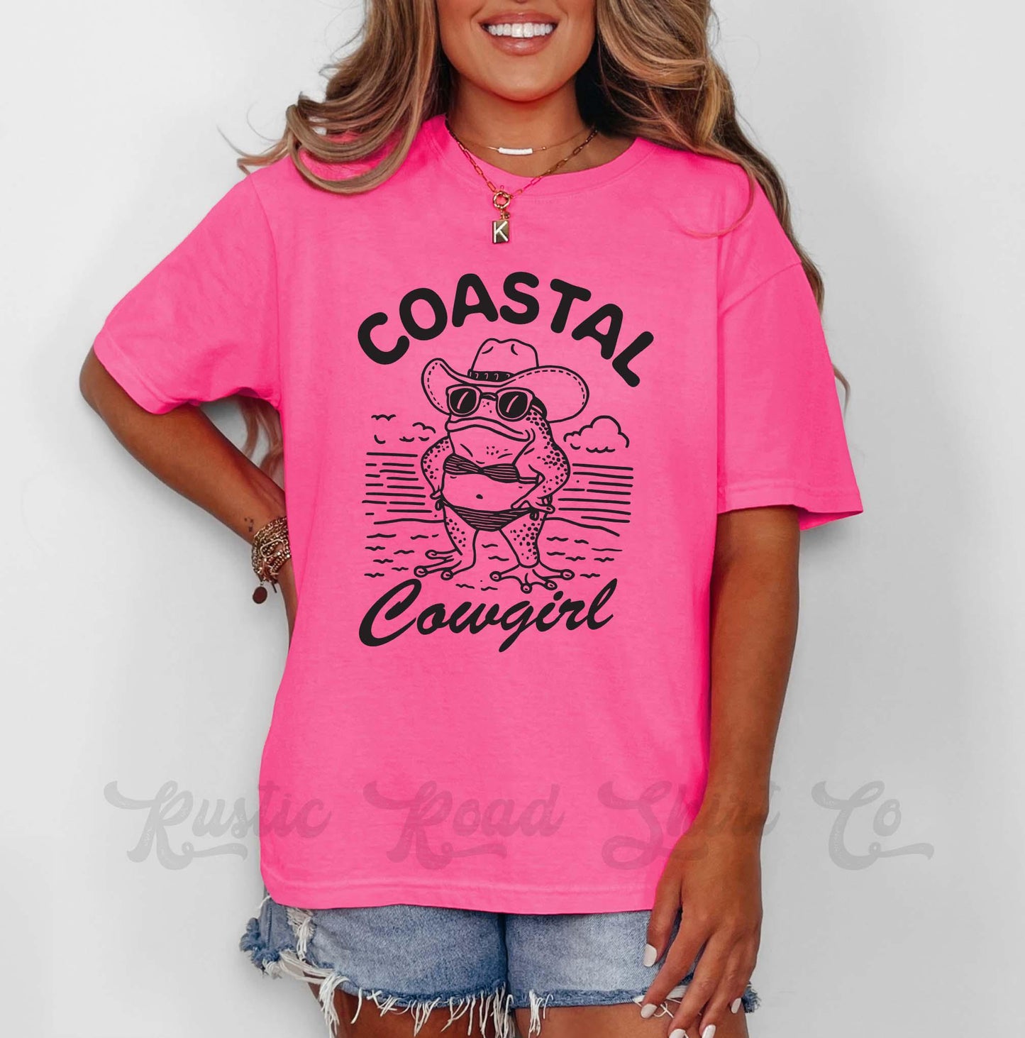 Coastal Cowgirl Shirt, Comfort Colors® Shirt, Funny Summer Shirt, Summer Coquette Shirt, Oversized Shirt, Plus Sized Shirt