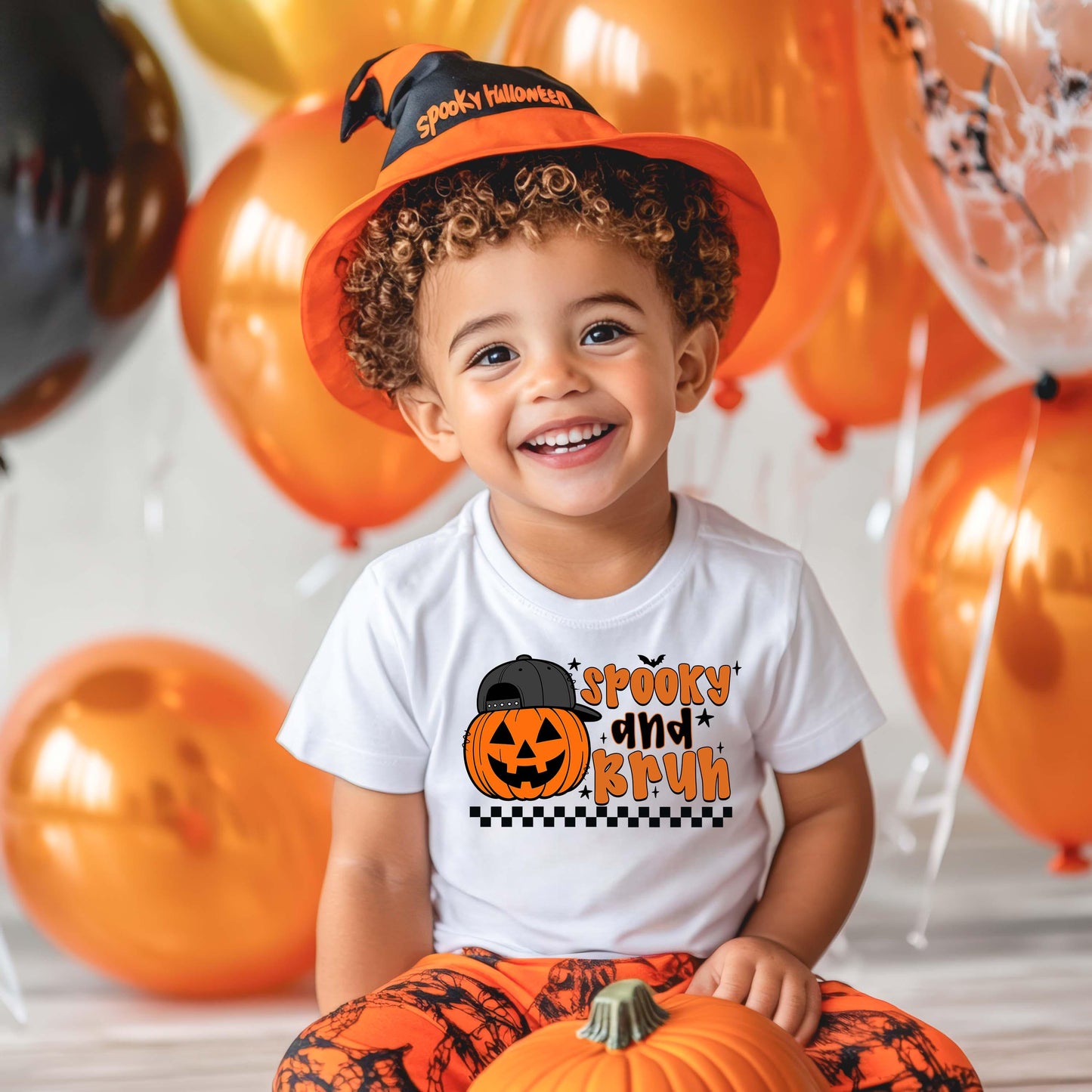 Spooky Dude Halloween Shirt, Halloween Boys T-Shirt, Boys Boo Shirt, Youth Halloween Shirt