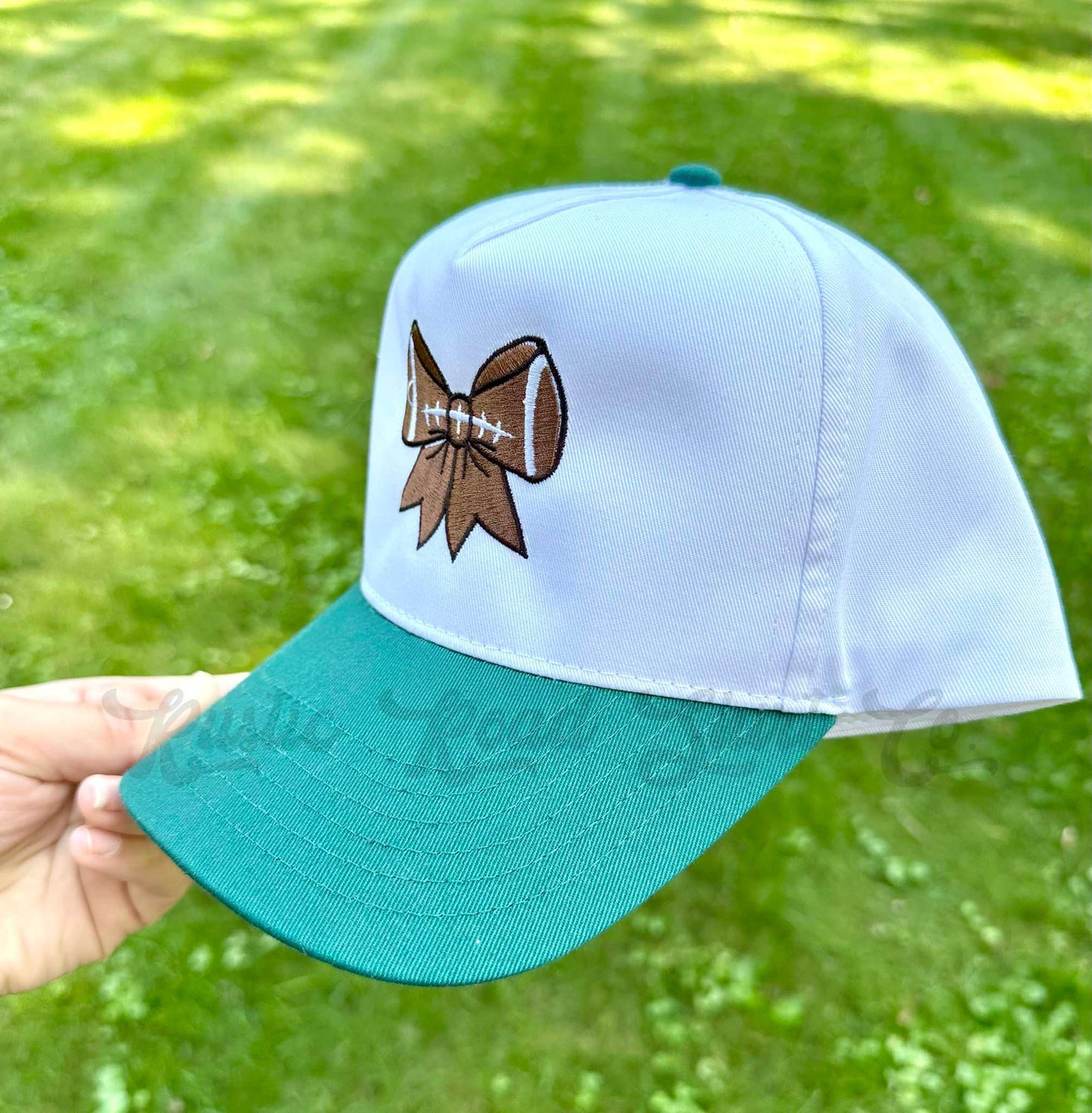 Football Trucker Hat, Custom Embroidered Hat, Football Mom Trucker Hat, Embroidered Team Hat, Custom Trucker Hat