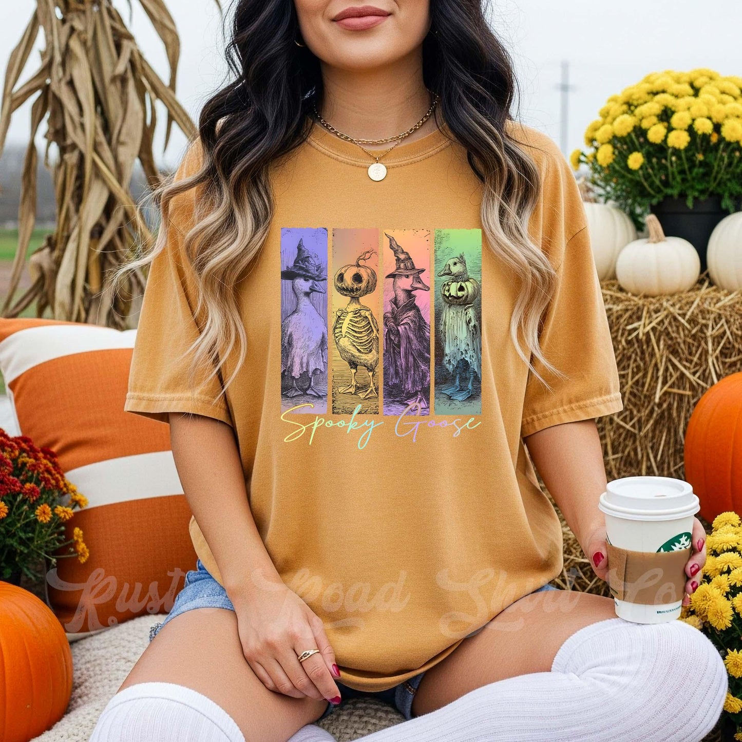 Goose Halloween Shirt, Funny Halloween Shirt, Comfort Colors Halloween Shirt, Womens Halloween Shirt