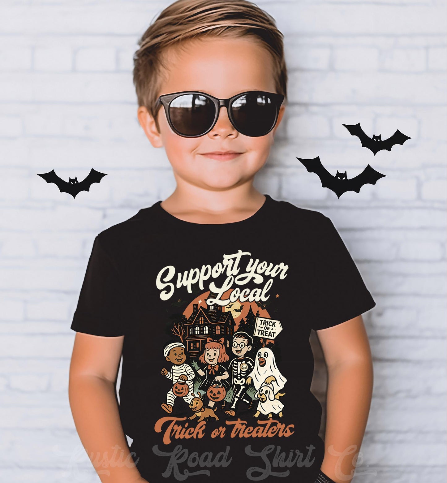 Trick Or Treating Shirt, Halloween Boys T-Shirt, Boys Boo Shirt, Youth Halloween Shirt