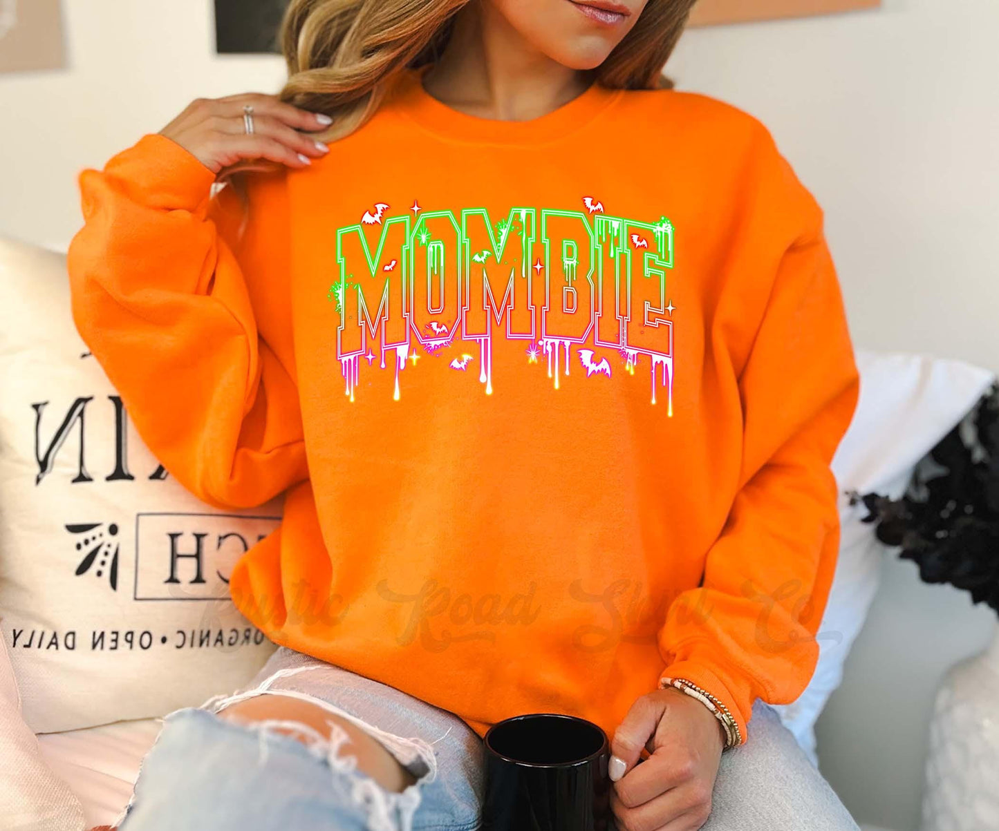 Mombie Halloween Sweatshirt, Mom Halloween Shirt, Vintage Halloween Sweatshirt, Retro Halloween Sweatshirt, Toddler Halloween Sweatshirt