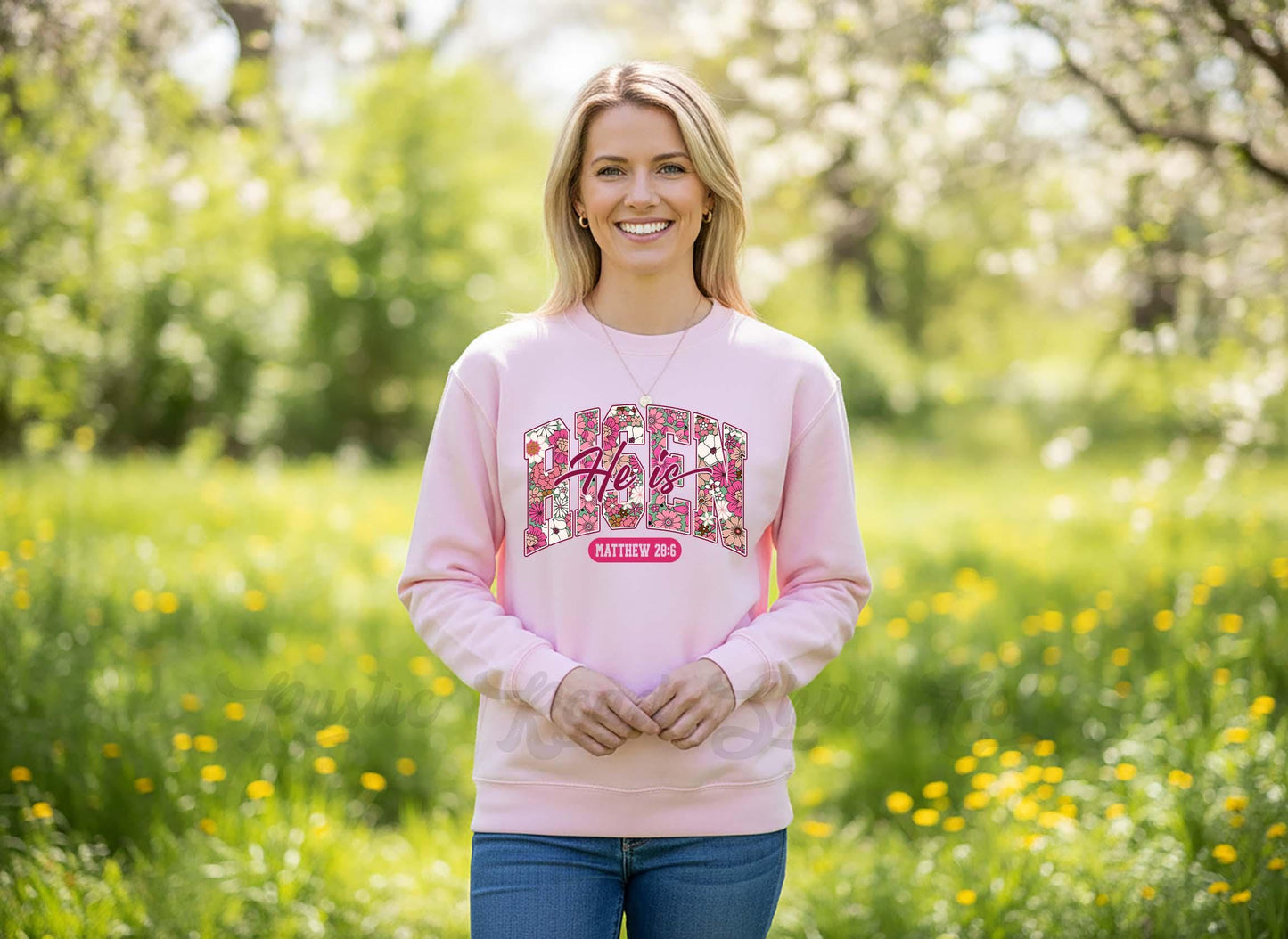 He is Risen Sweatshirt, Christian Easter Sweatshirt, Easter Teacher Sweatshirt,