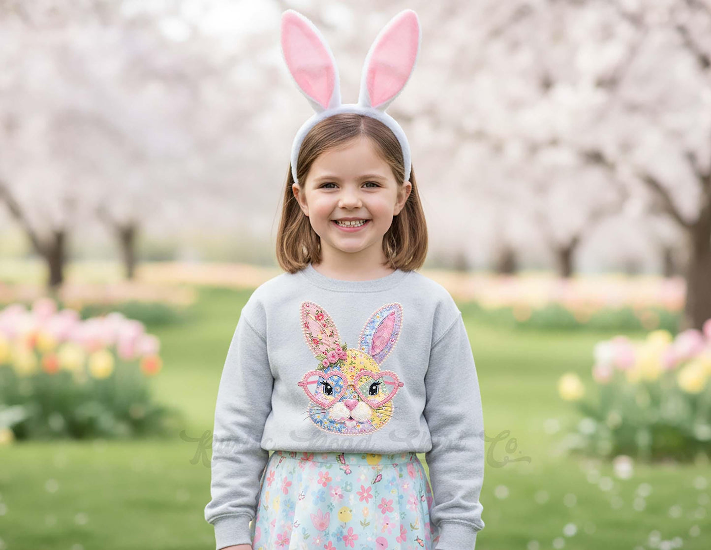 Easter Bunny Sweatshirt, Girls Easter Sweatshirt, Toddler Easter Outfit, Easter Basket Gift