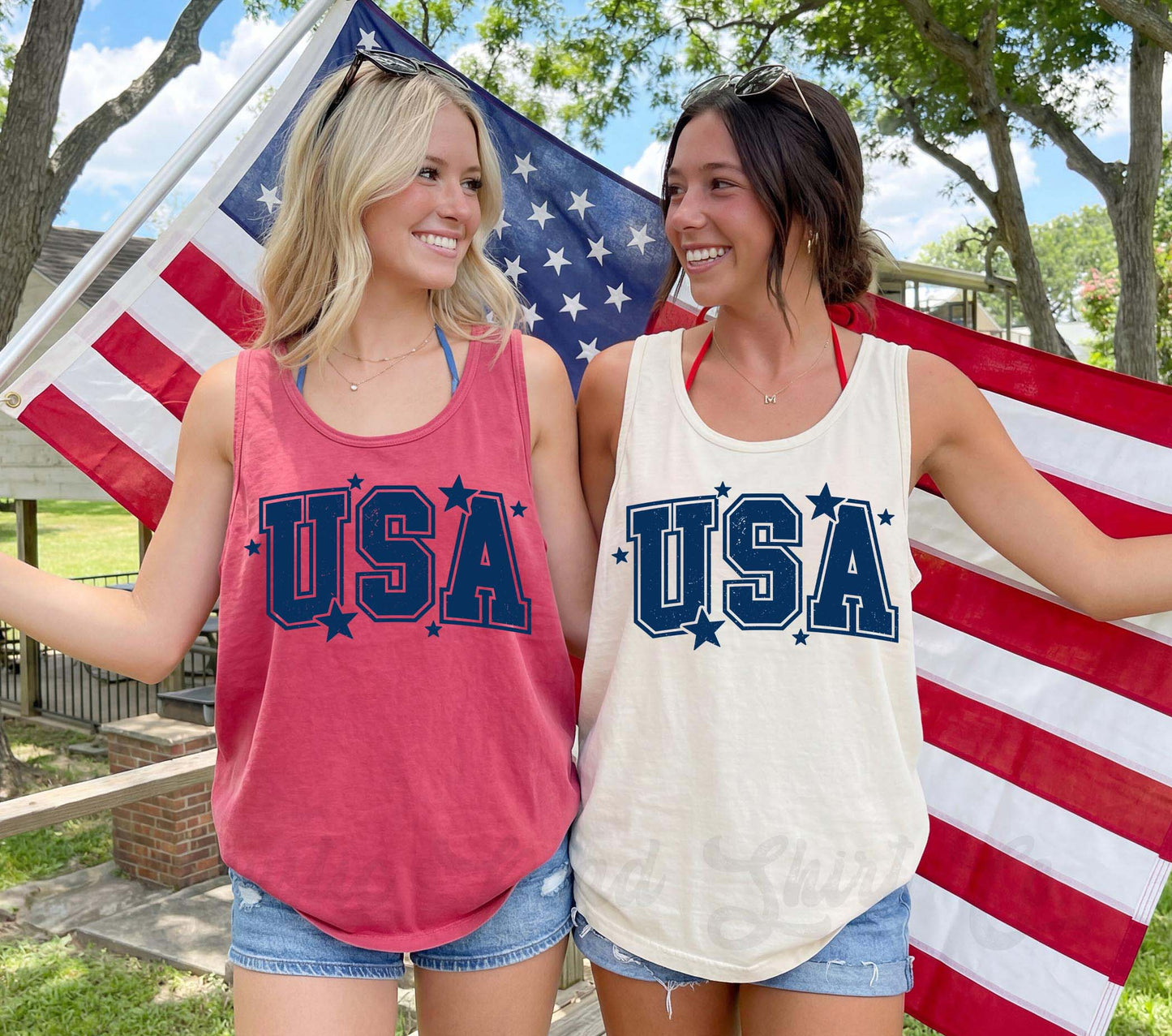 USA Tank Top, 4th of July Tank Top, Comfort Colors Tank Top