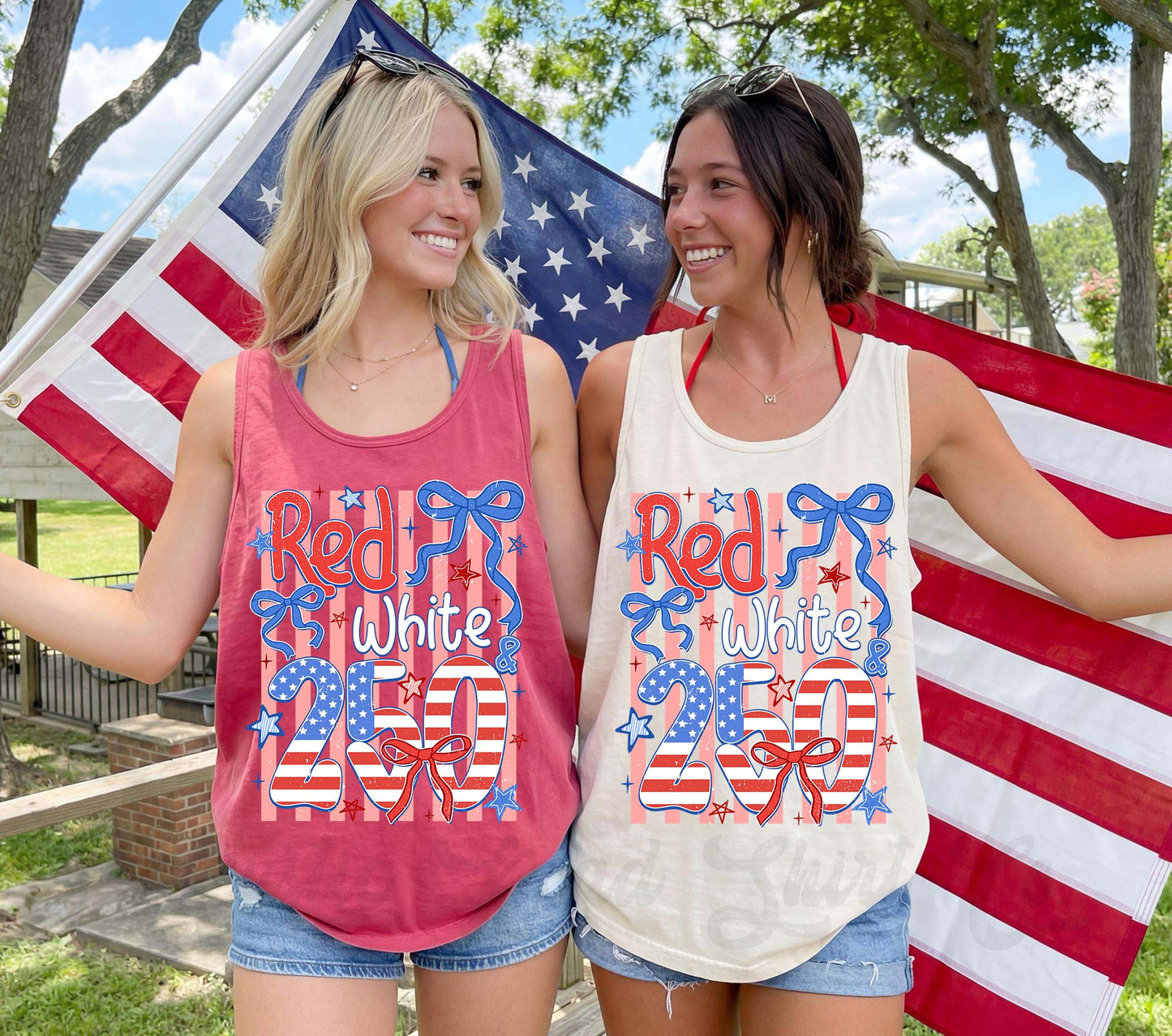 Red White and 250 Tank Top, 4th of July Tank Top, Comfort Colors Tank Top