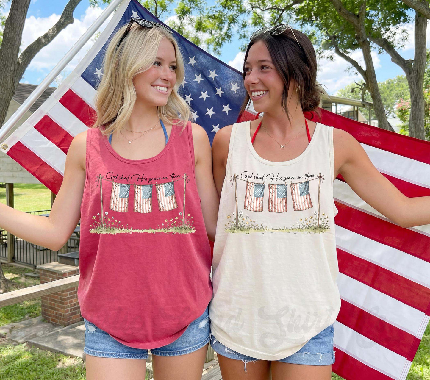 Christian 4th of July Tank Top, Patriotic Fourth of July Tank, Comfort Colors Tank