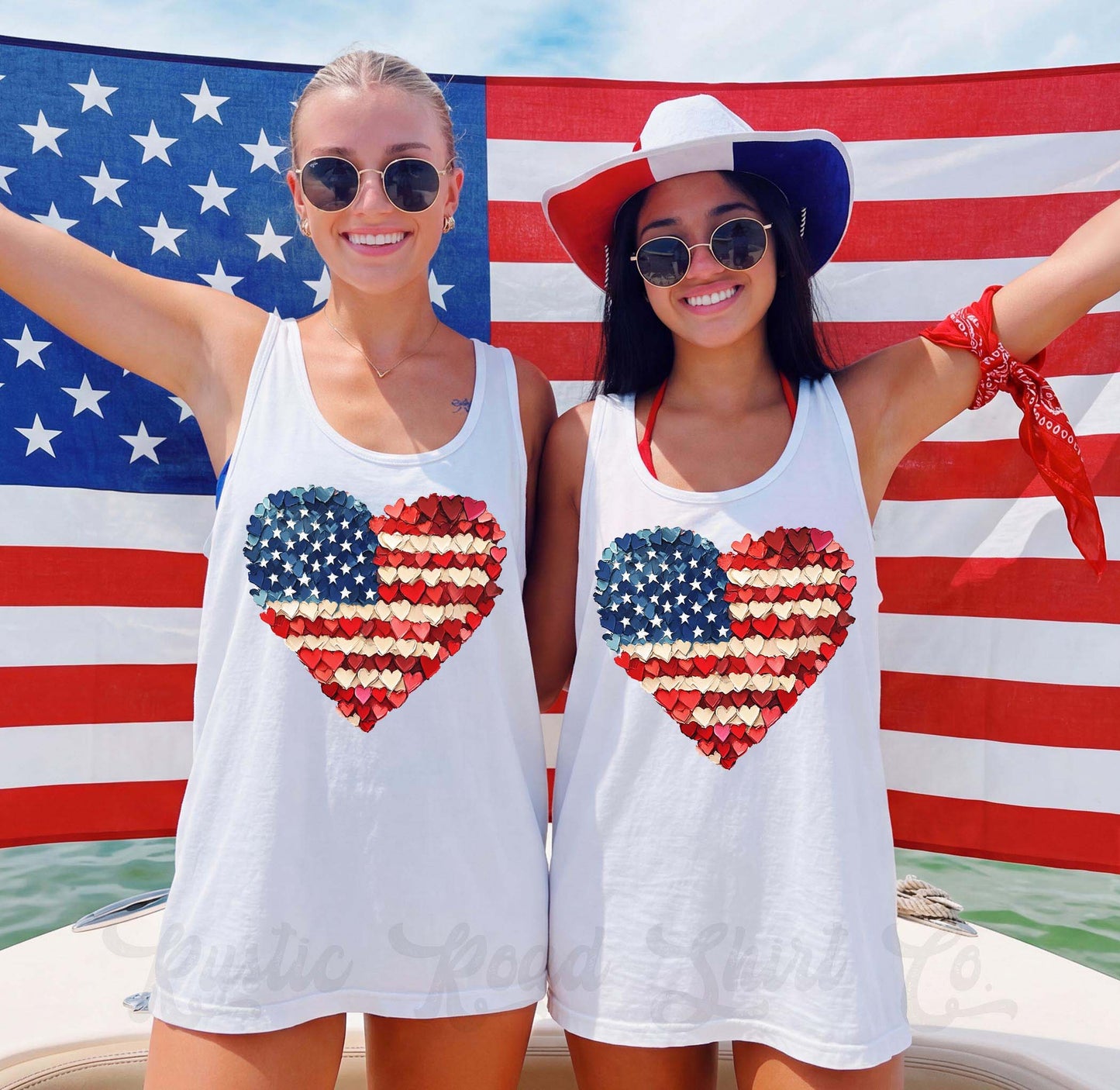 American Flag 4th of July Tank Top, 4th of July Tank Top, Comfort Colors Tank Top