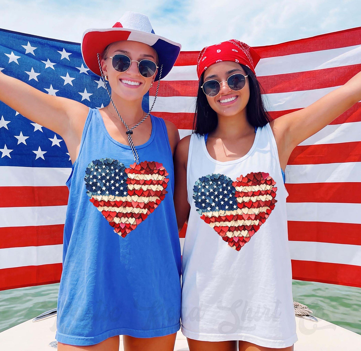 American Flag 4th of July Tank Top, 4th of July Tank Top, Comfort Colors Tank Top