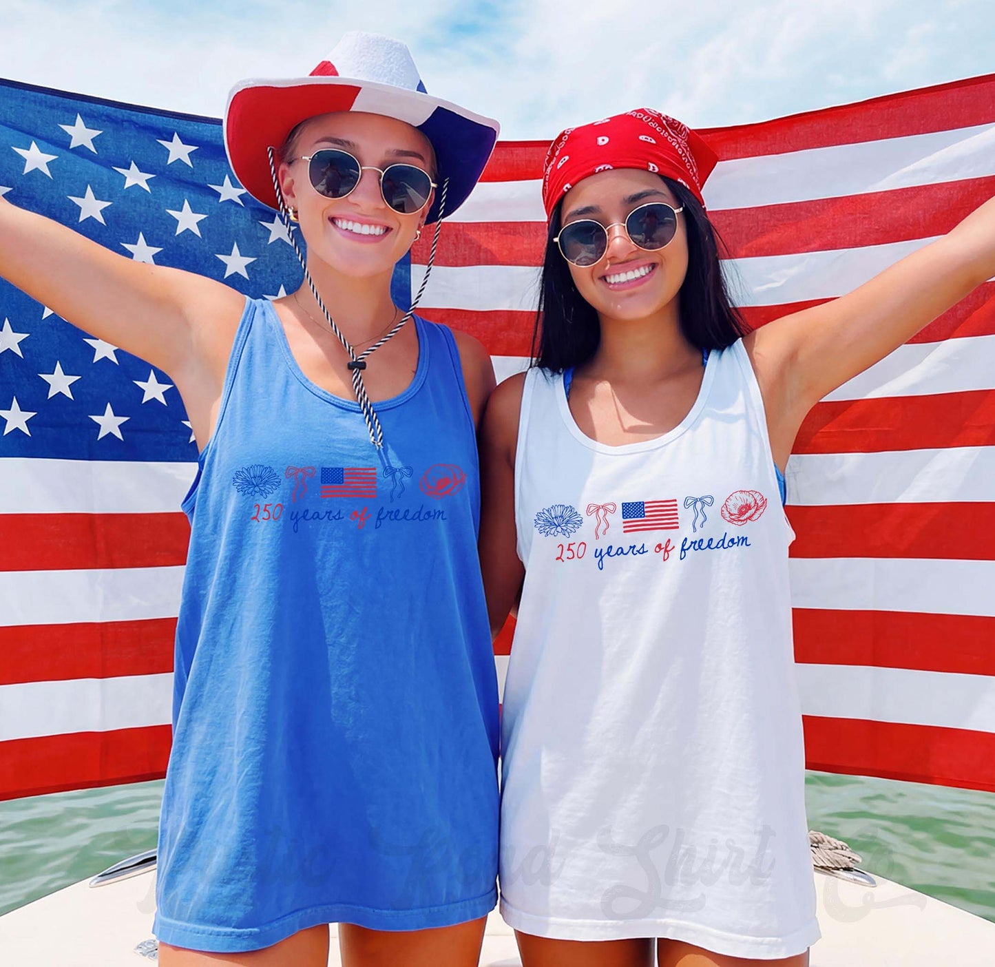 250 Years of Freedom Tank Top, 4th of July Tank Top, Comfort Colors Tank Top