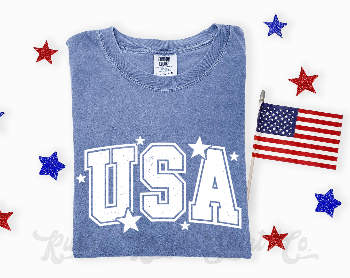 USA Shirt, 4th of July Shirt, Comfort Colors Shirt