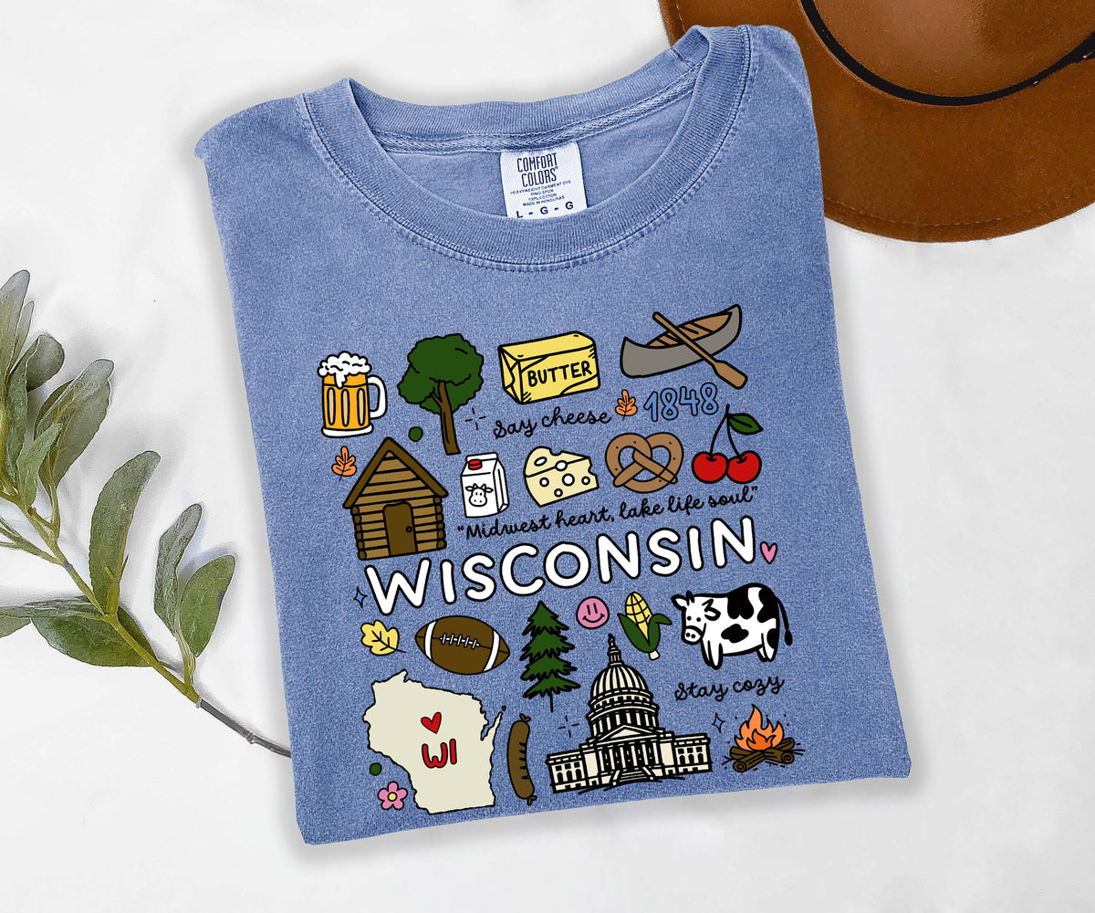 Wisconsin Comfort Colors Shirt