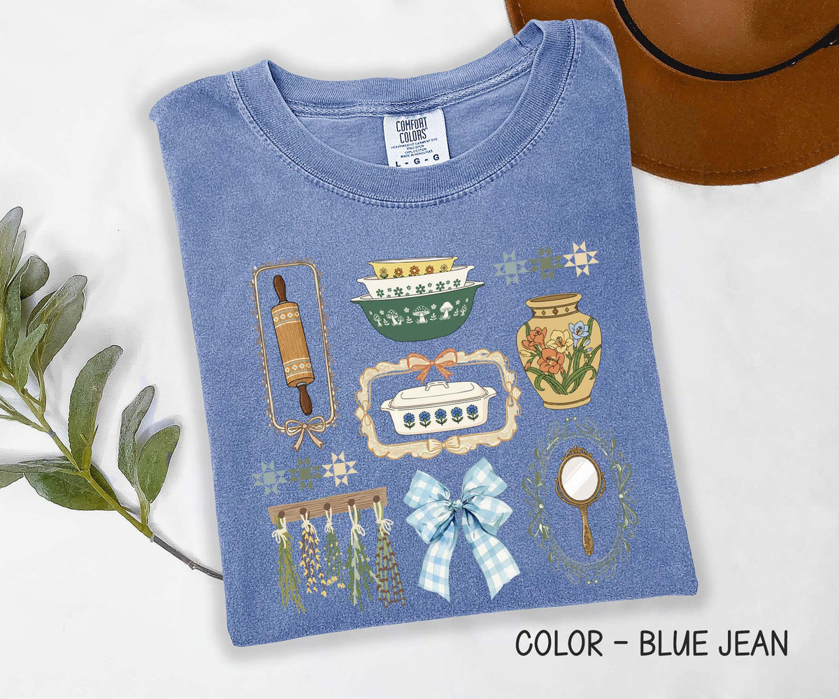 Cottage Core Vintage Comfort Colors Shirt