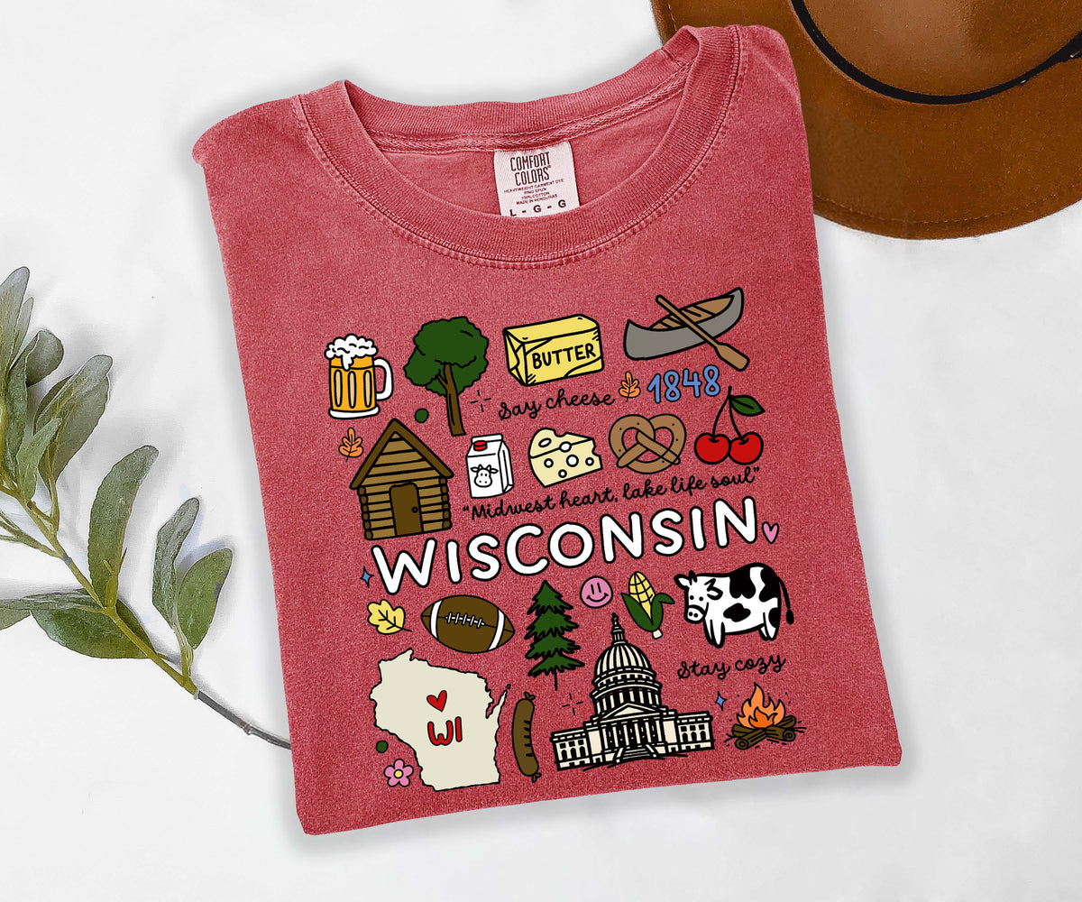 Wisconsin Comfort Colors Shirt