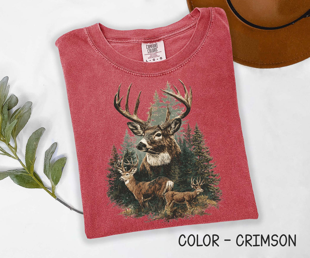 Vintage Deer Inspired Comfort Colors Shirt