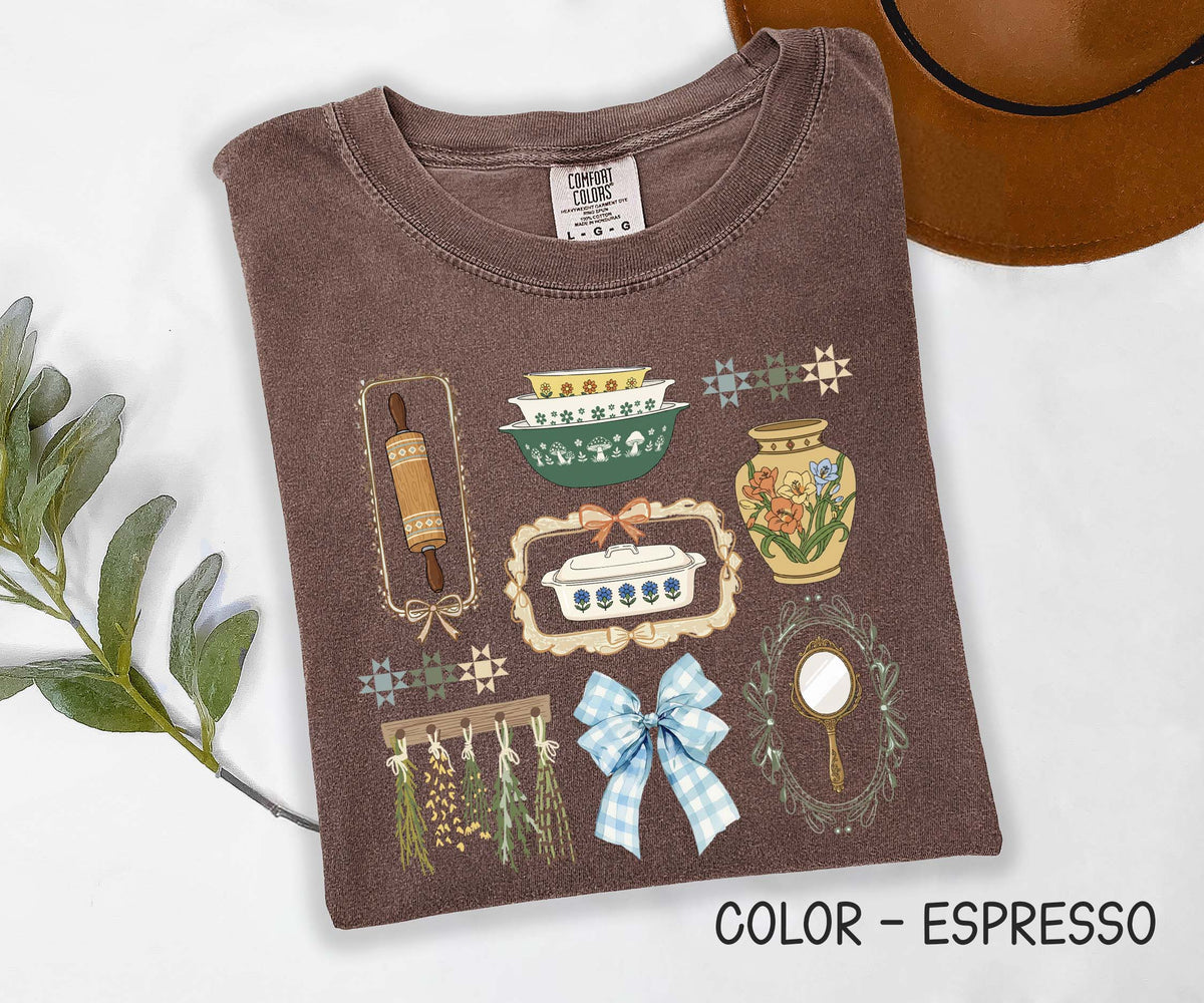 Cottage Core Vintage Comfort Colors Shirt