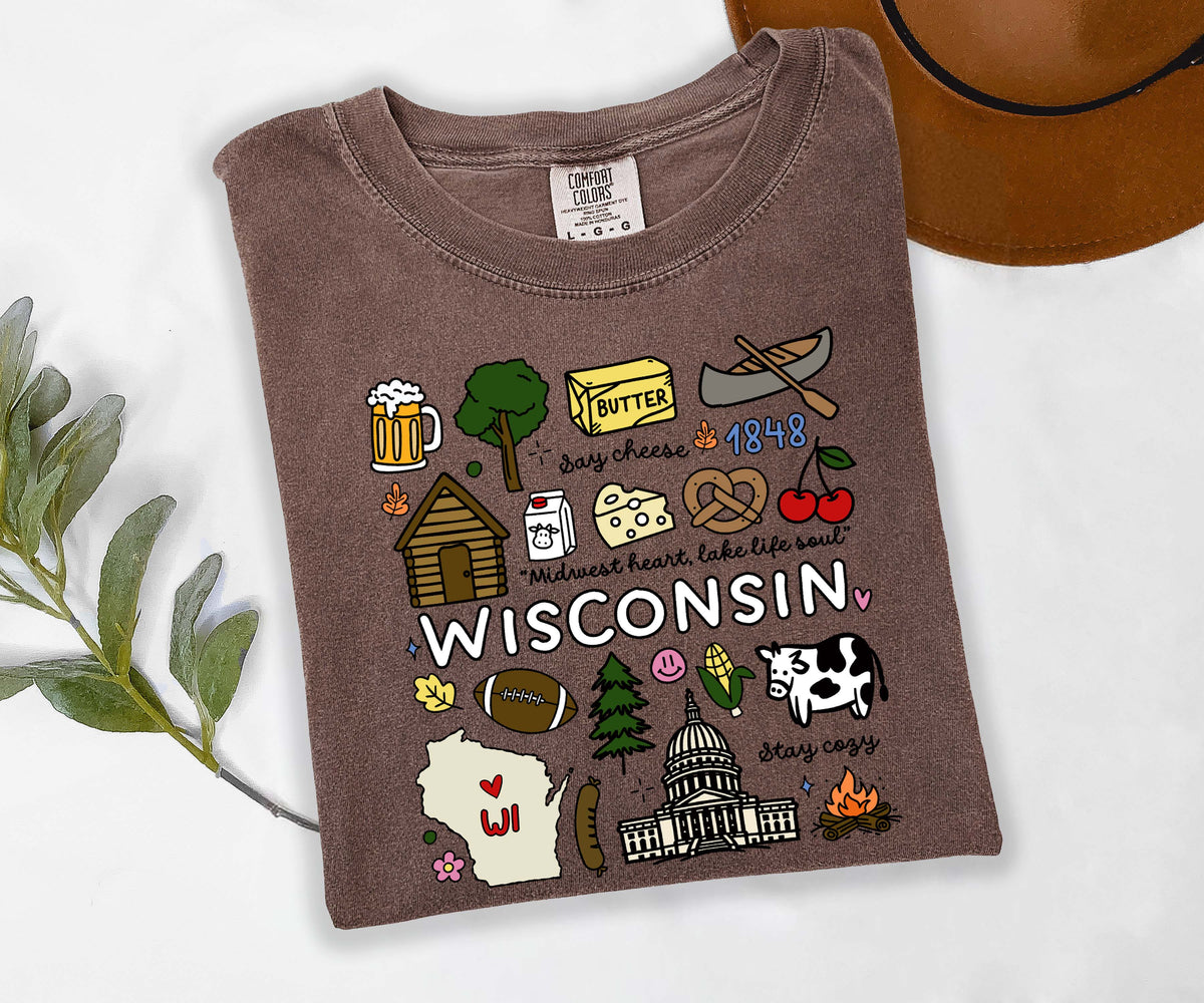 Wisconsin Comfort Colors Shirt