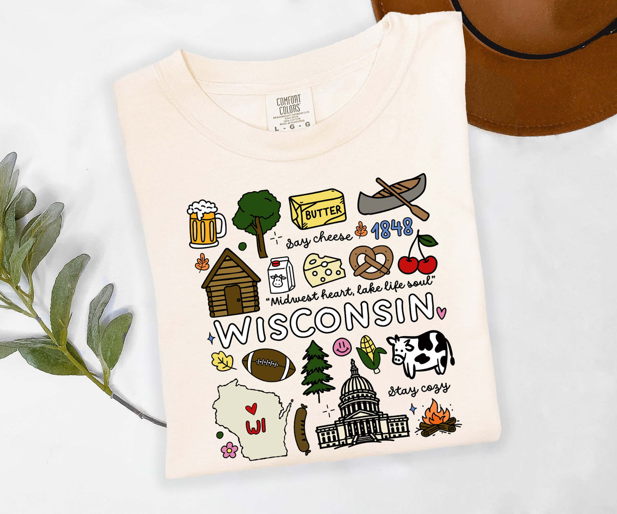 Wisconsin Comfort Colors Shirt