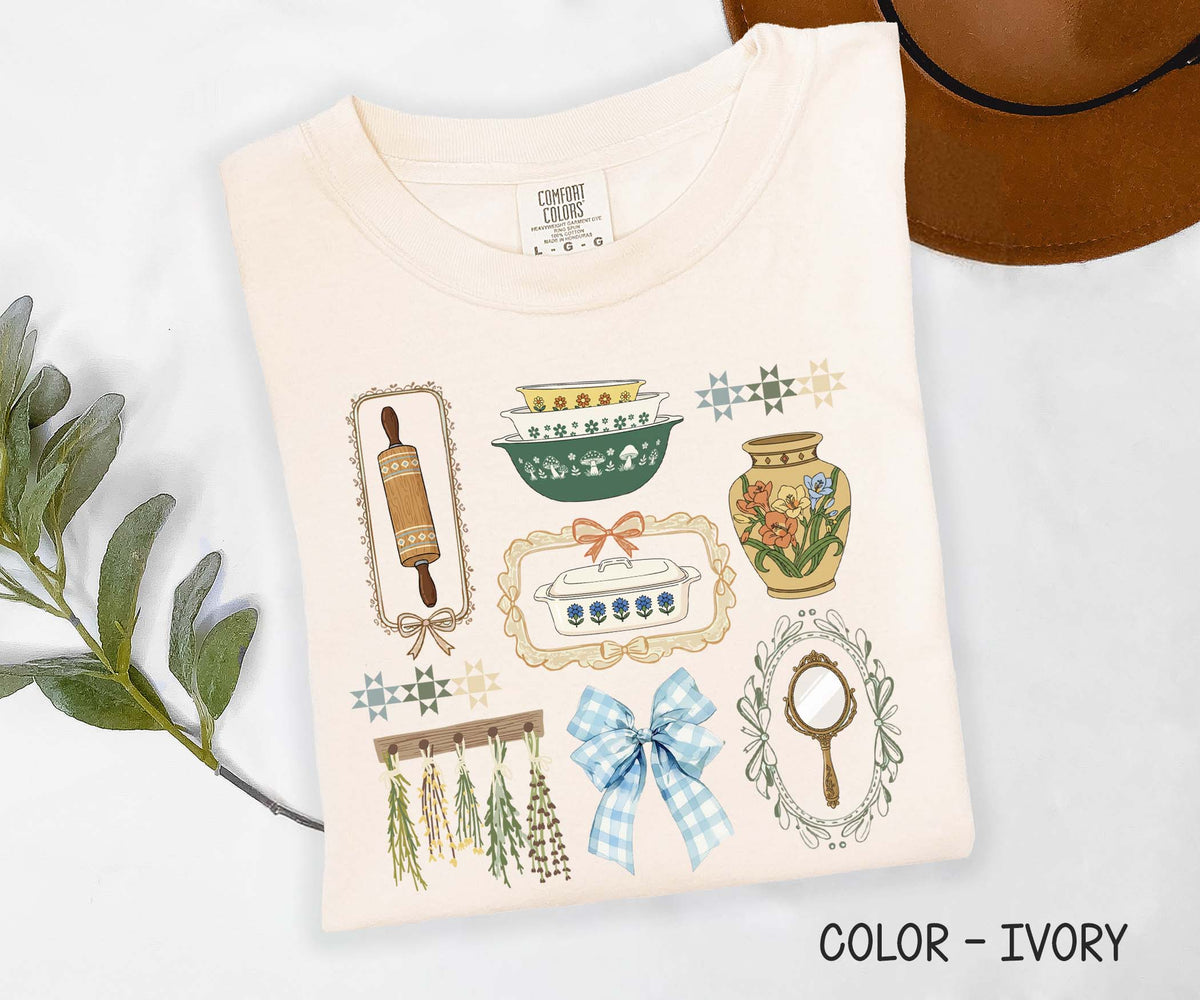 Cottage Core Vintage Comfort Colors Shirt
