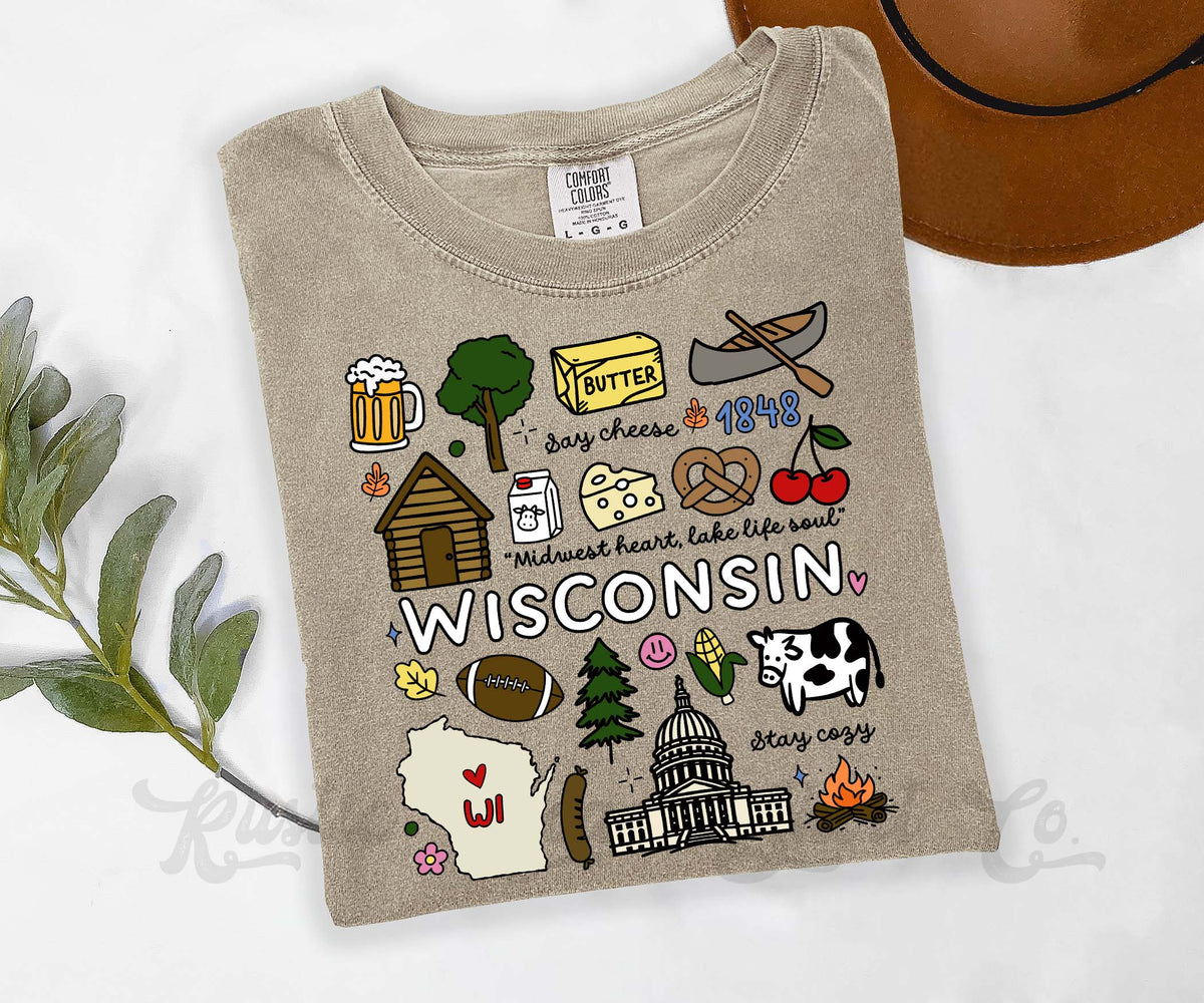 Wisconsin Comfort Colors Shirt