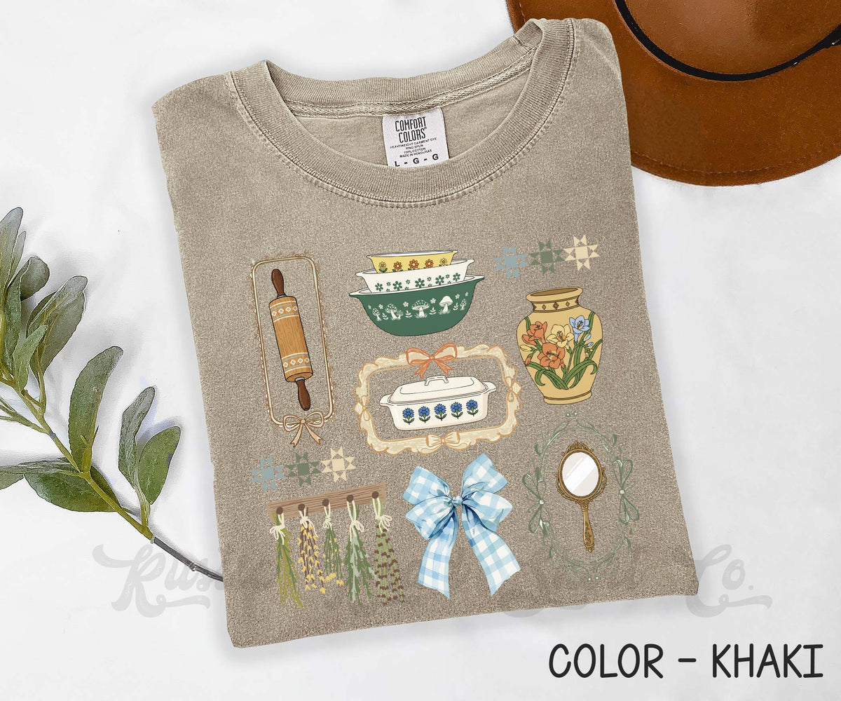 Cottage Core Vintage Comfort Colors Shirt