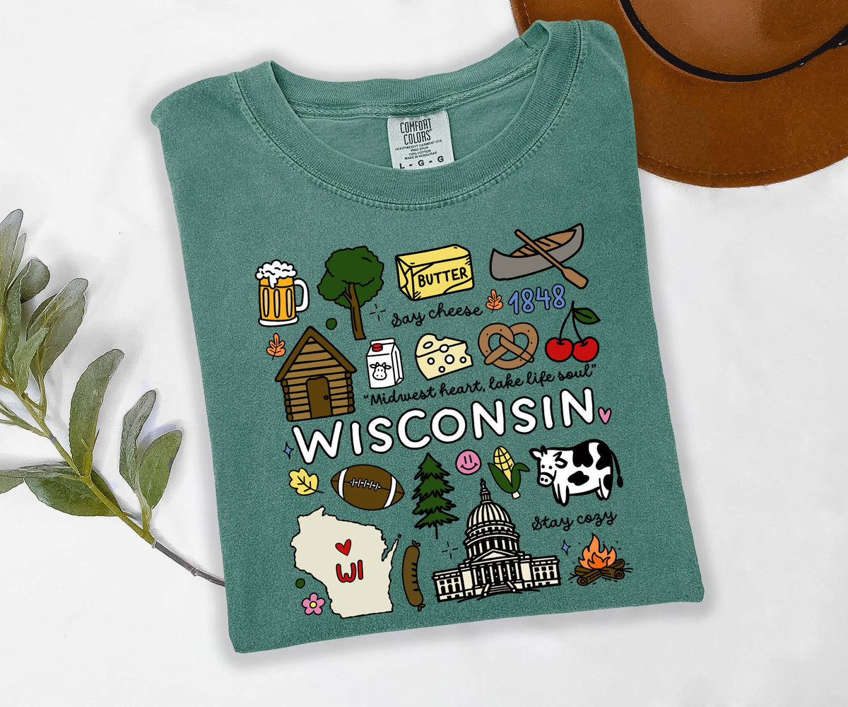 Wisconsin Comfort Colors Shirt