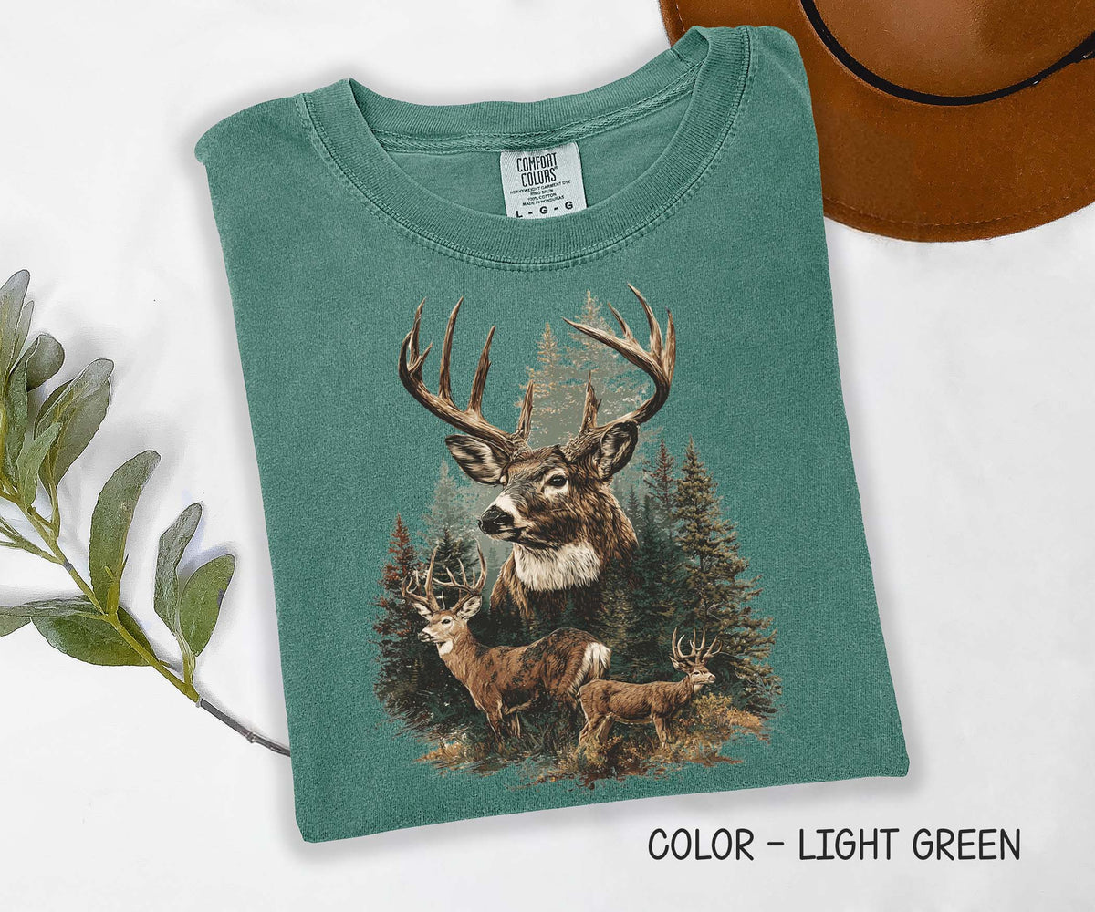 Vintage Deer Inspired Comfort Colors Shirt