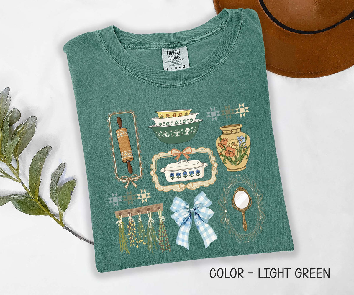 Cottage Core Vintage Comfort Colors Shirt
