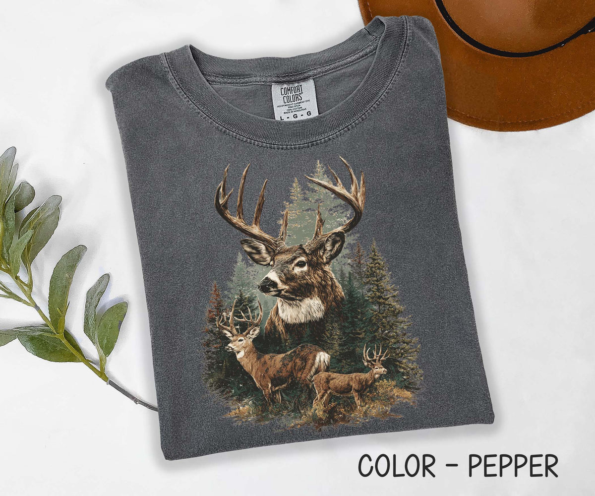 Vintage Deer Inspired Comfort Colors Shirt