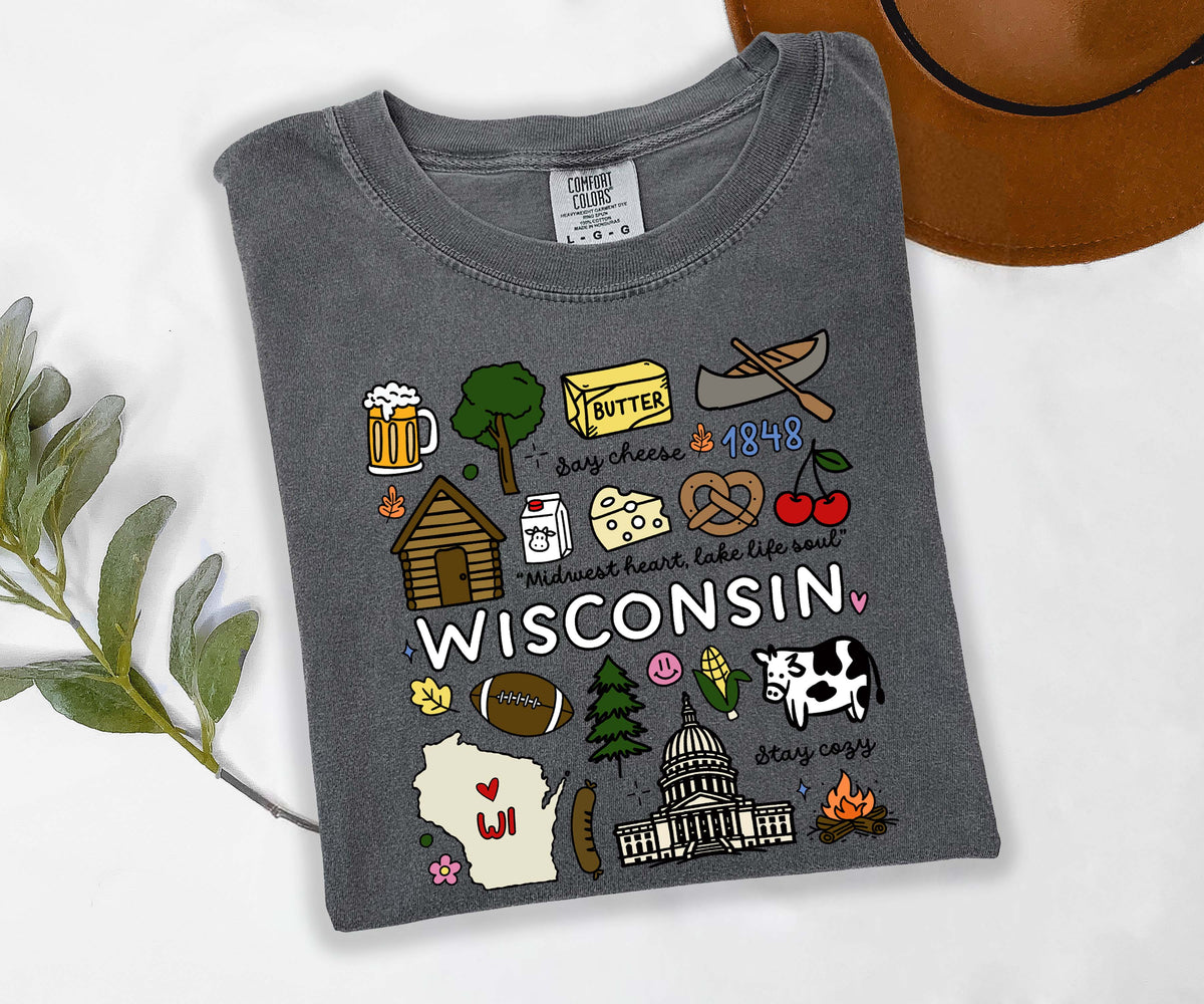 Wisconsin Comfort Colors Shirt