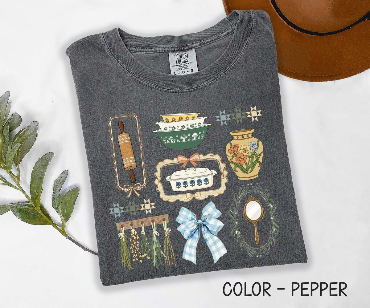 Cottage Core Vintage Comfort Colors Shirt