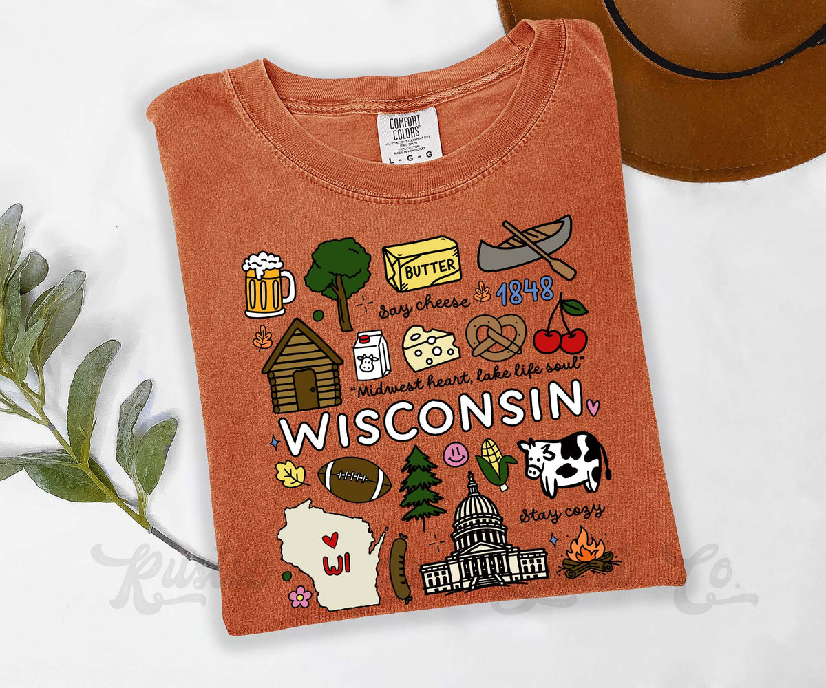 Wisconsin Comfort Colors Shirt
