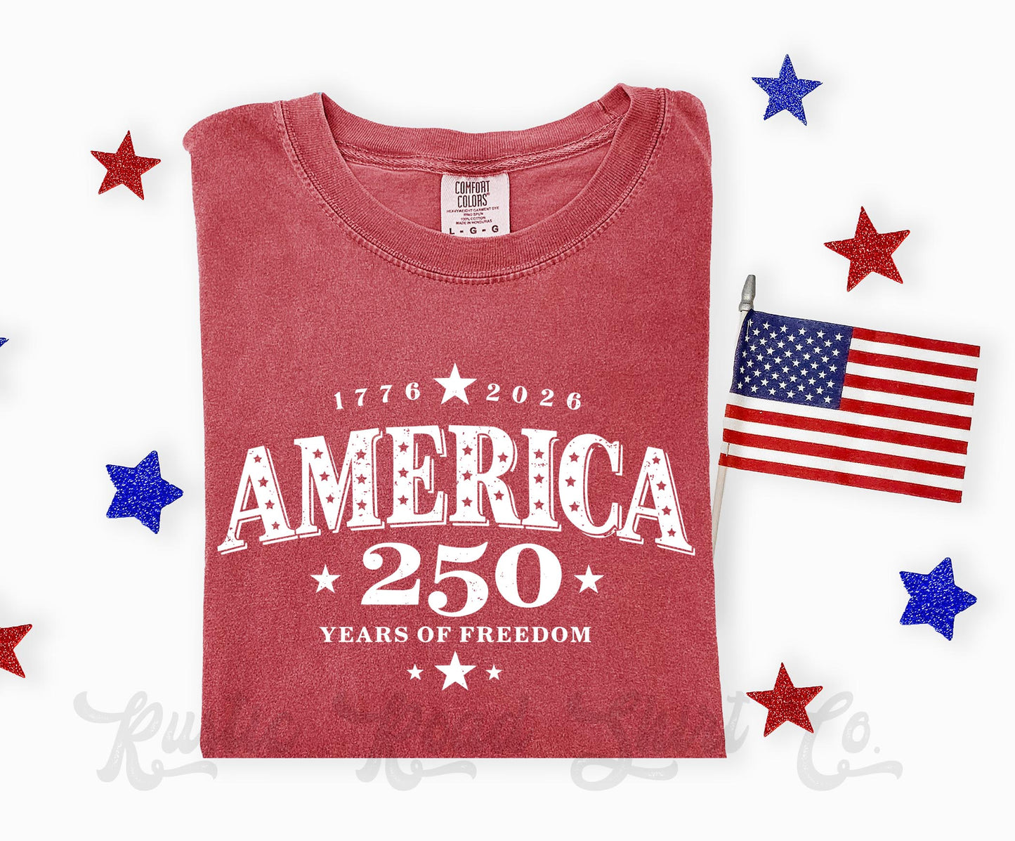 America 250 Years Shirt, 4th of July Shirt, Comfort Colors Shirt
